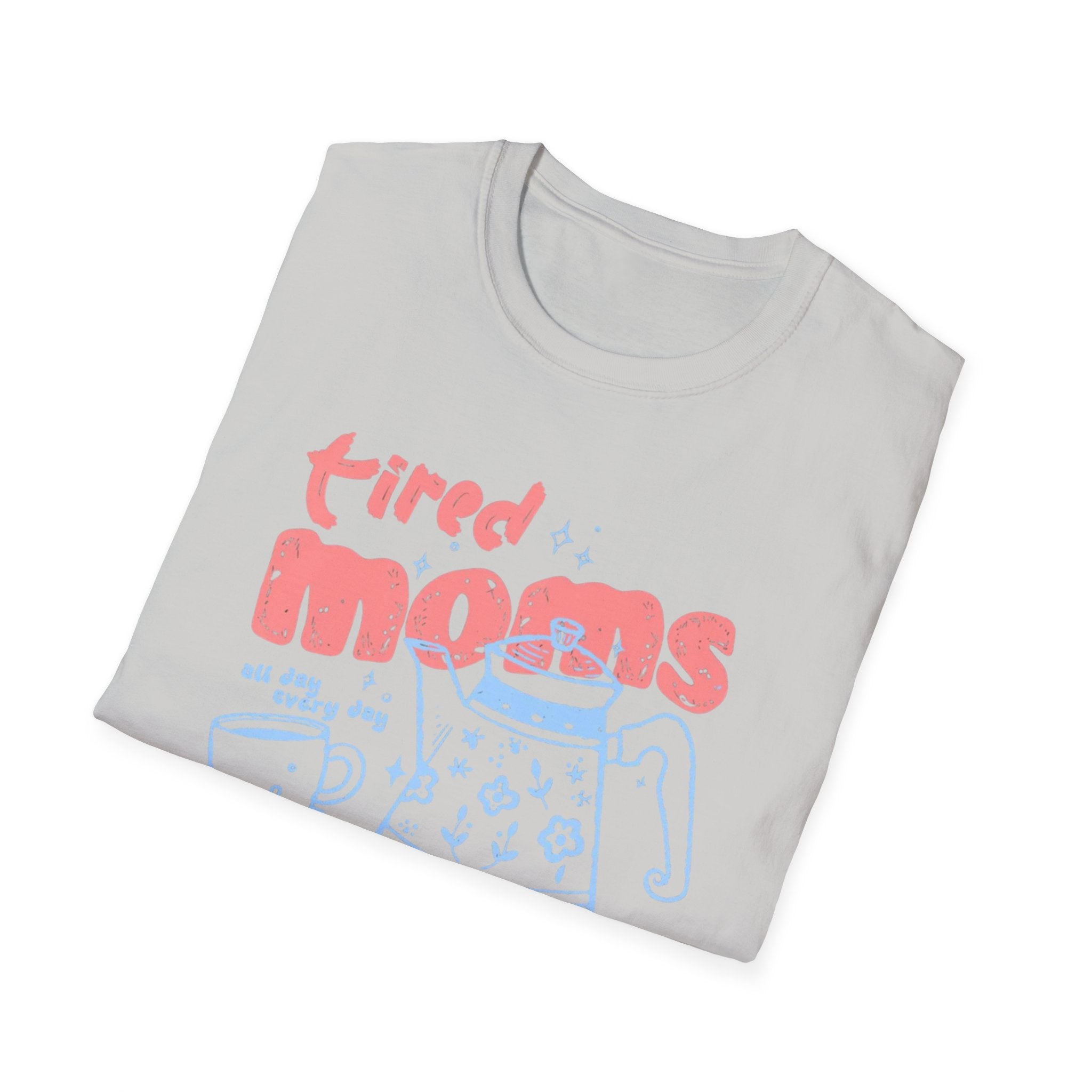 "Tired Moms Coffee Club" Cute Retro Coffee Graphic Tee