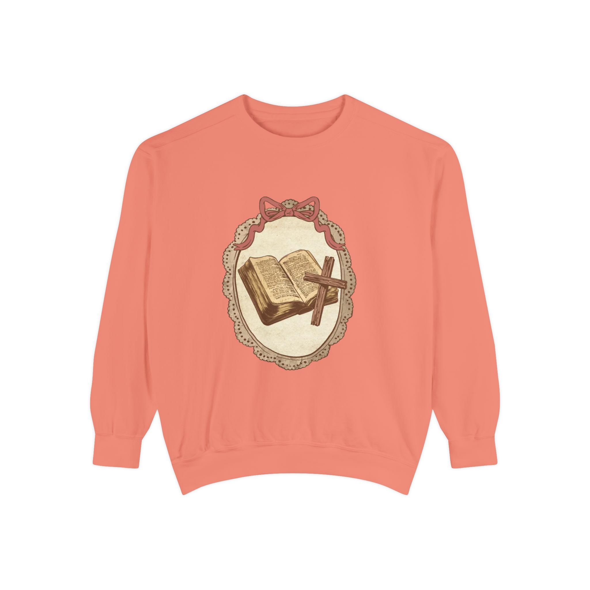 Vintage Bible & Cross Sweatshirt