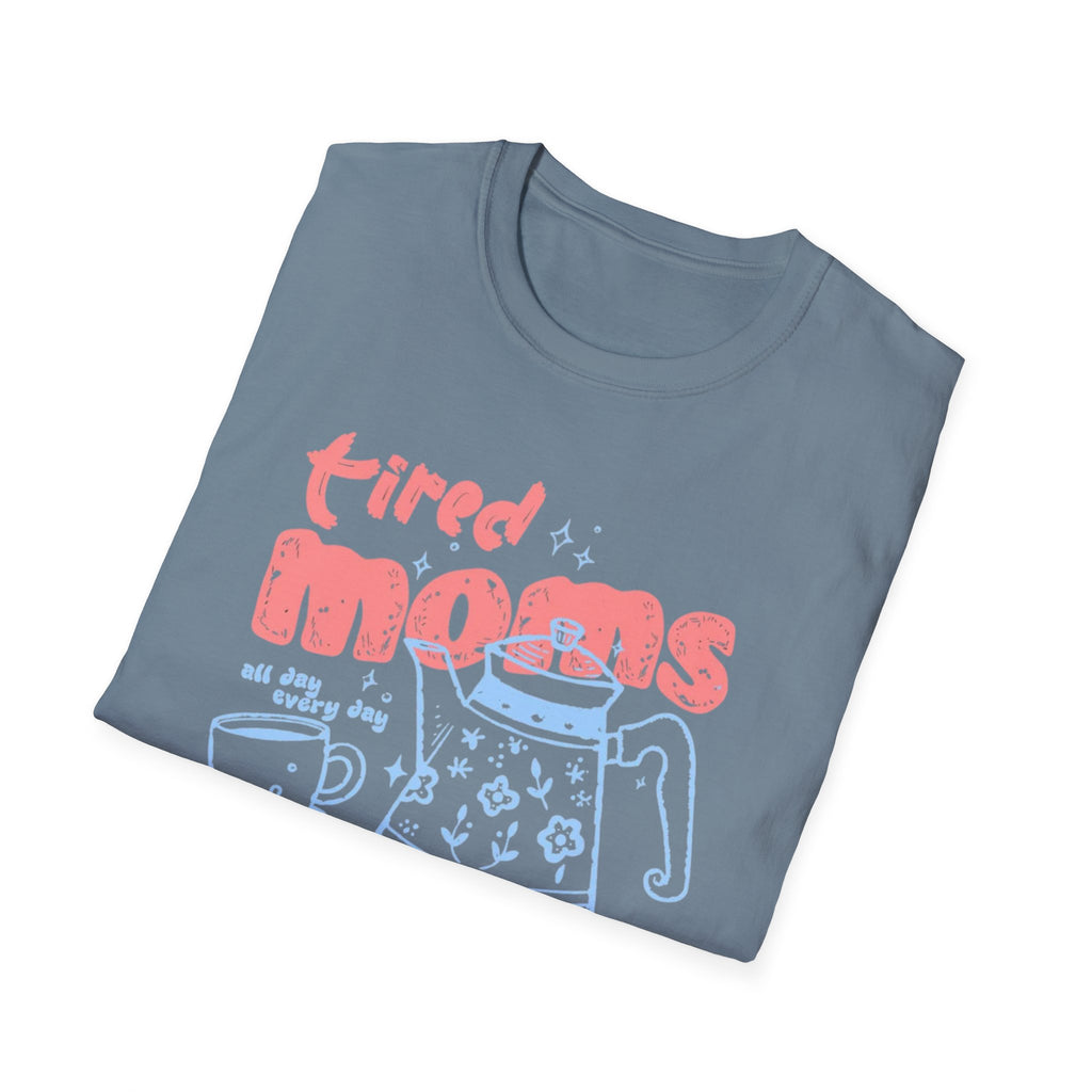 "Tired Moms Coffee Club" Cute Retro Coffee Graphic Tee
