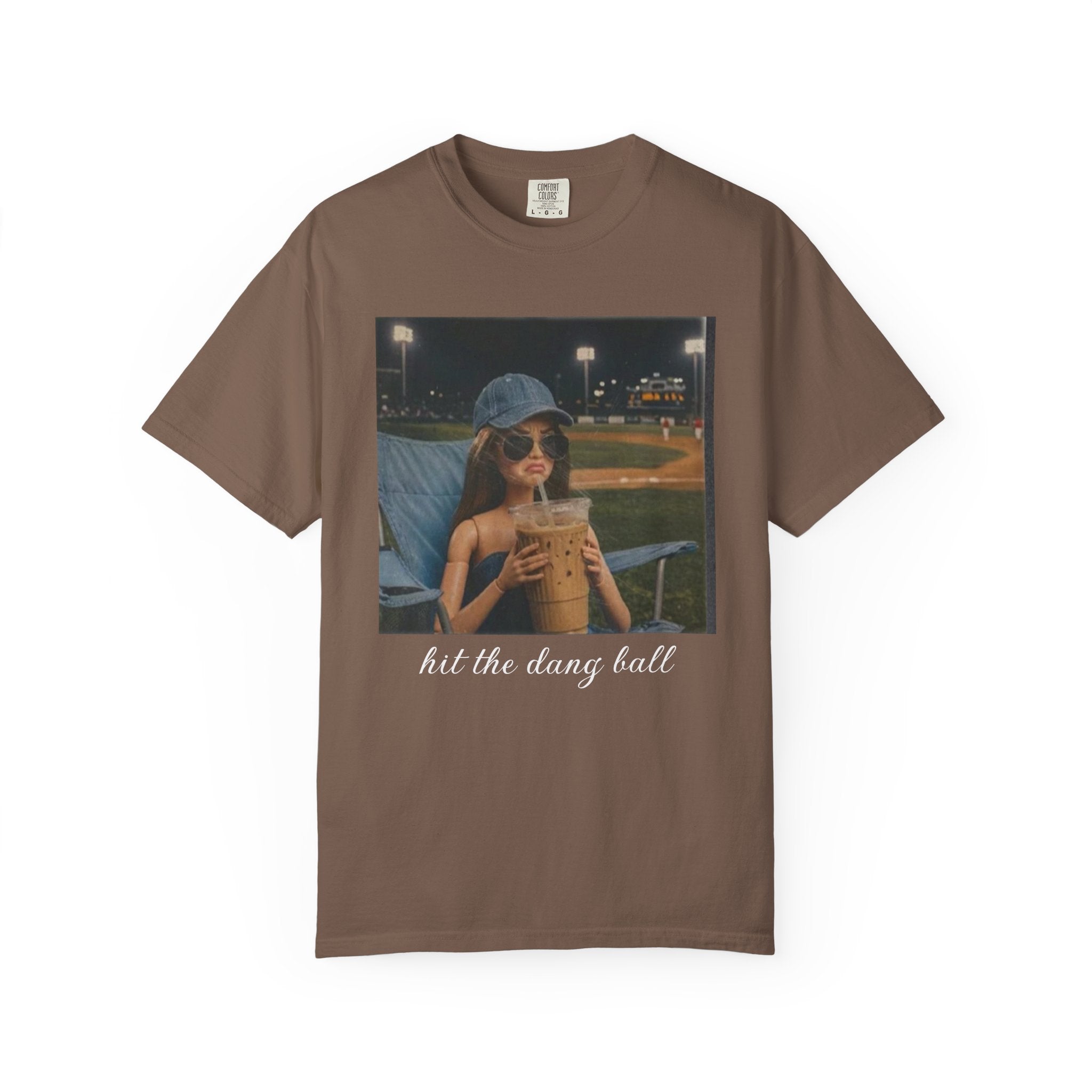 Hit the Dang Ball Baseball T-Shirt — Funny Baseball Tee for Players & Fans