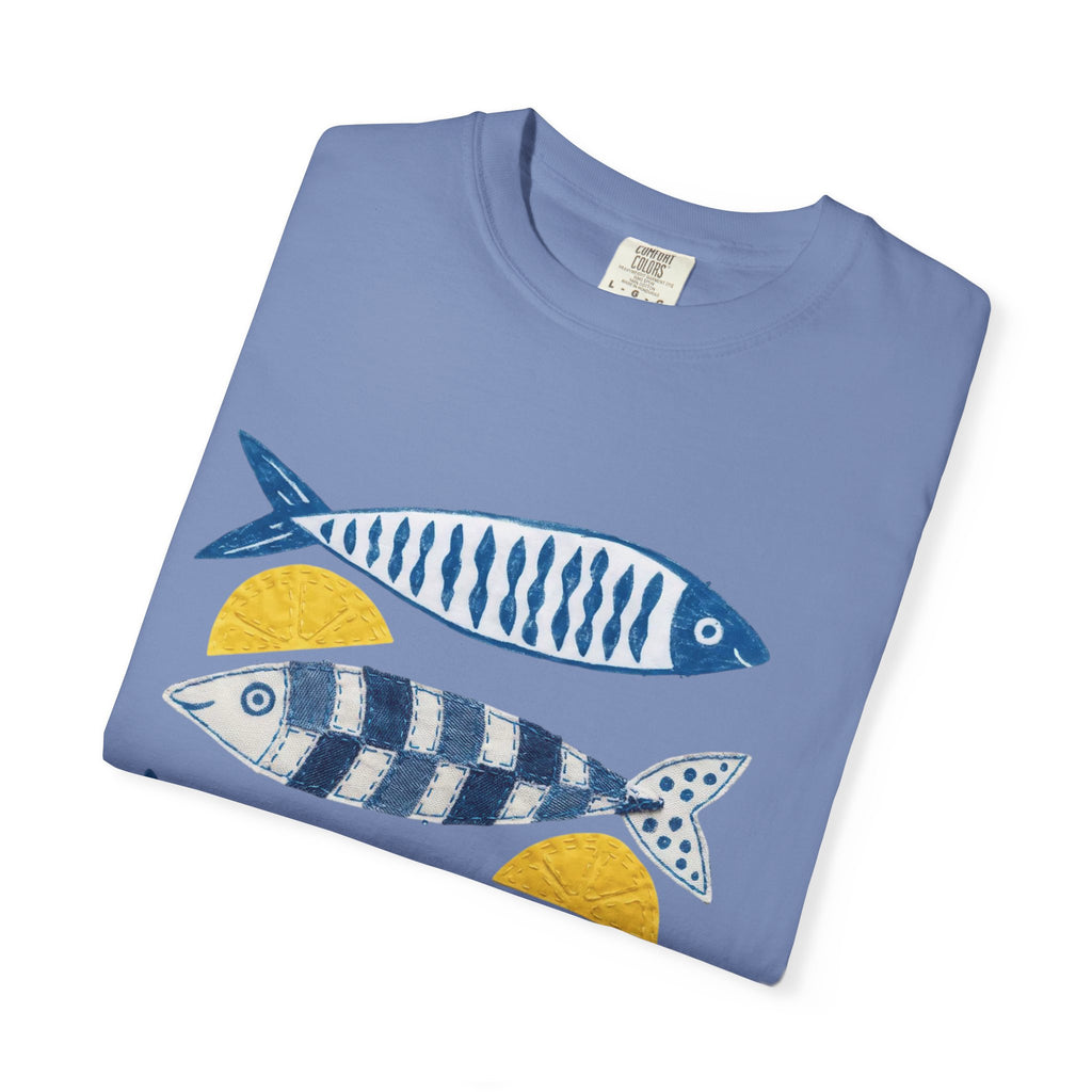 Sardine Fish Print T-Shirt — Nautical Graphic Tee