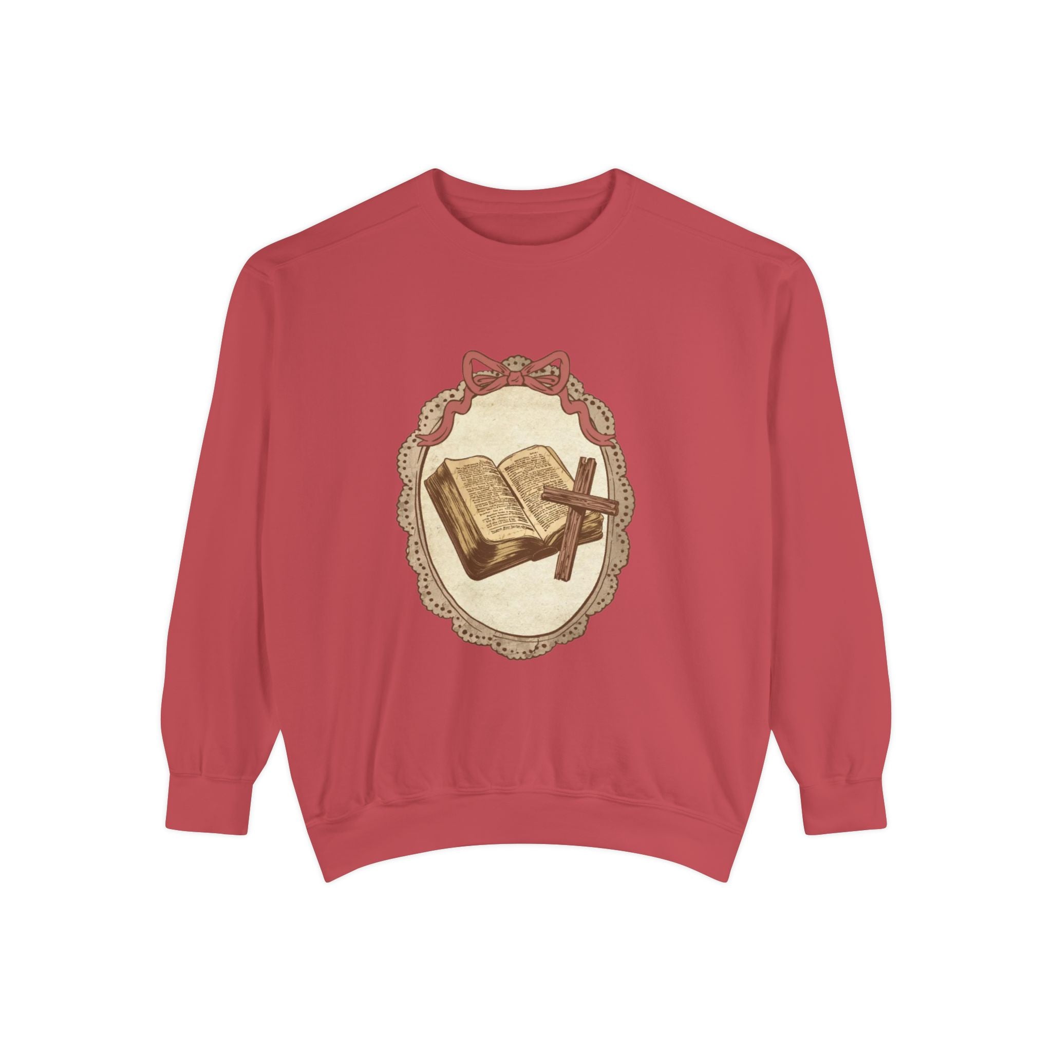 Vintage Bible & Cross Sweatshirt
