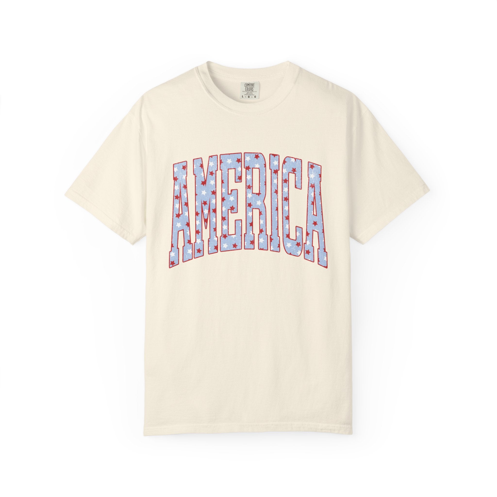 America Graphic T-Shirt — Patriotic Stars & Stripes Tee