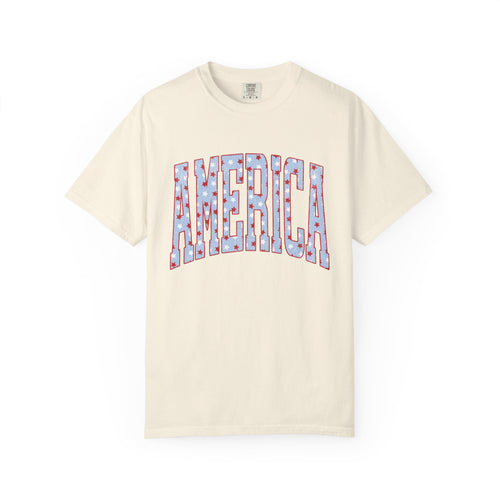 America Graphic T-Shirt — Patriotic Stars & Stripes Tee