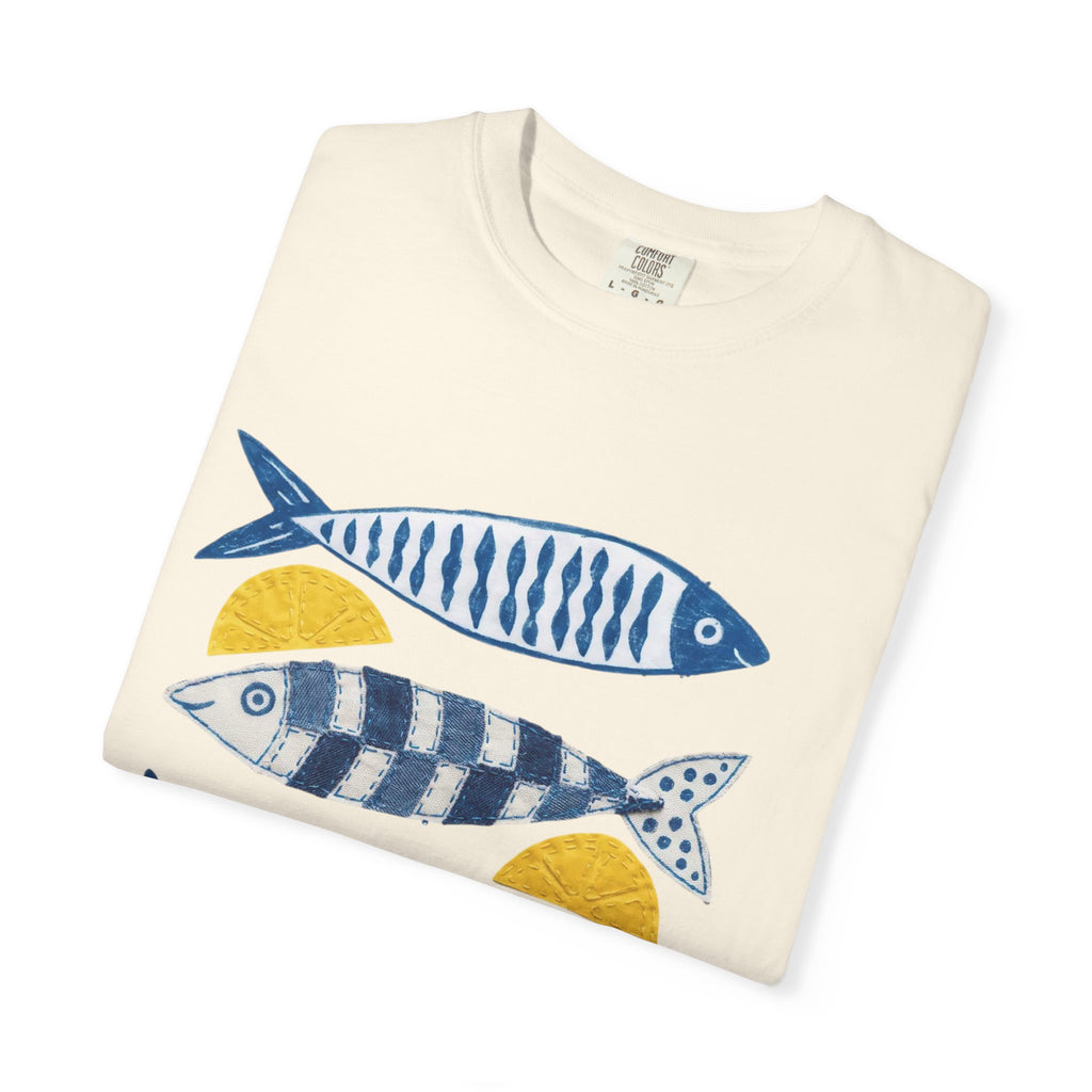 Sardine Fish Print T-Shirt — Nautical Graphic Tee