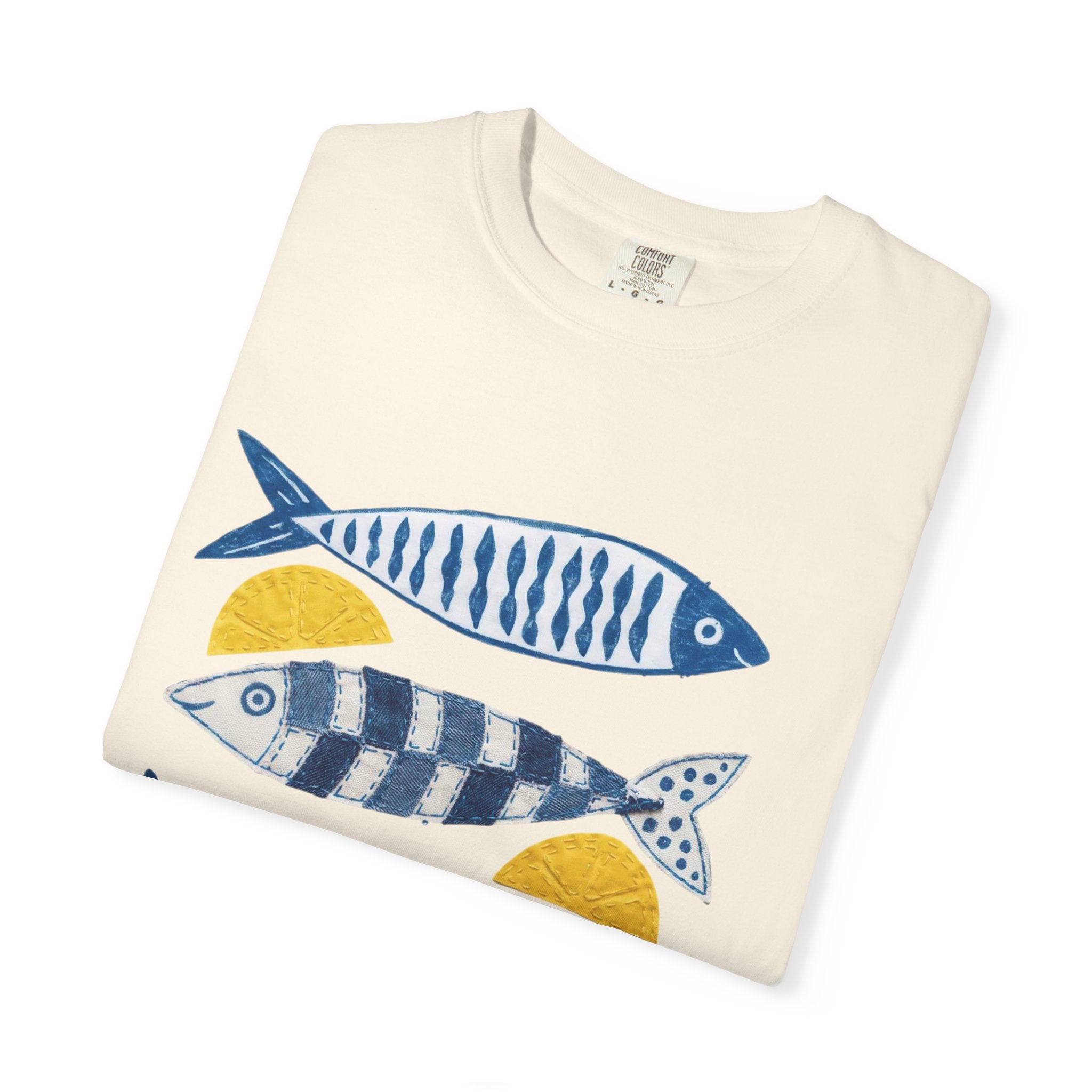 Sardine Fish Print T-Shirt — Nautical Graphic Tee