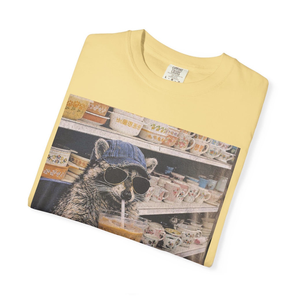 Raccoon Thrift Finds Tee — "I’d thrift that" Graphic T-Shirt