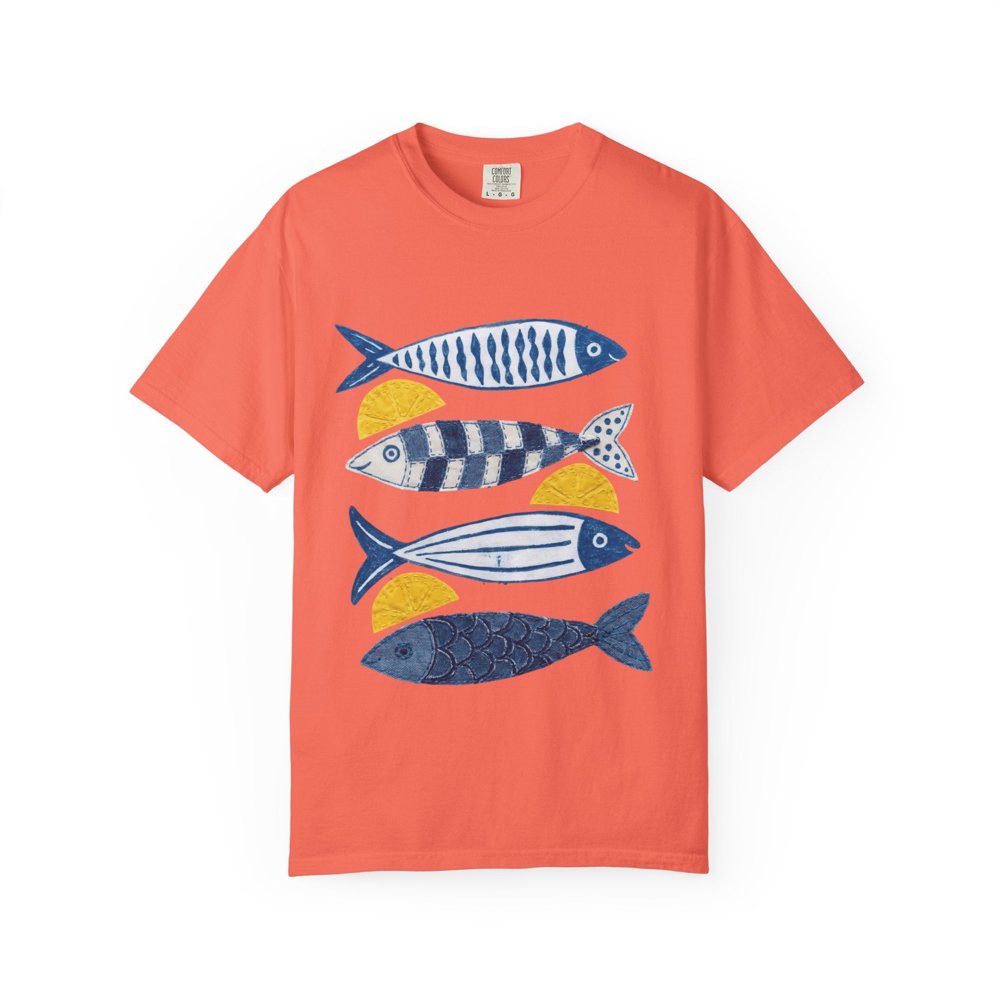 Sardine Fish Print T-Shirt — Nautical Graphic Tee