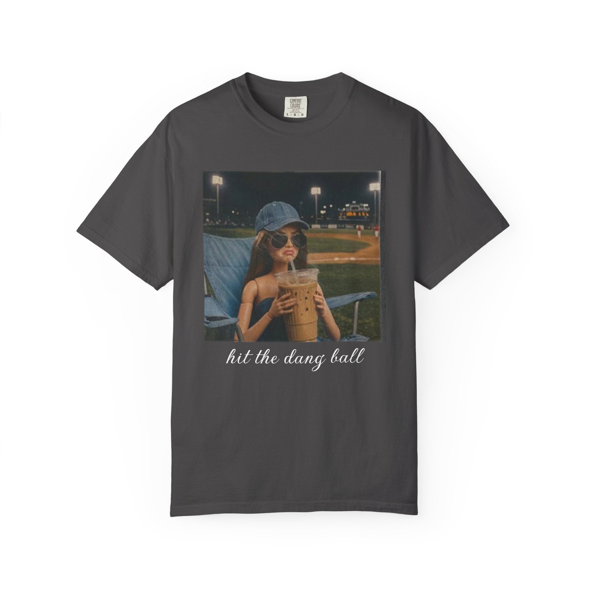 Hit the Dang Ball Baseball T-Shirt — Funny Baseball Tee for Players & Fans