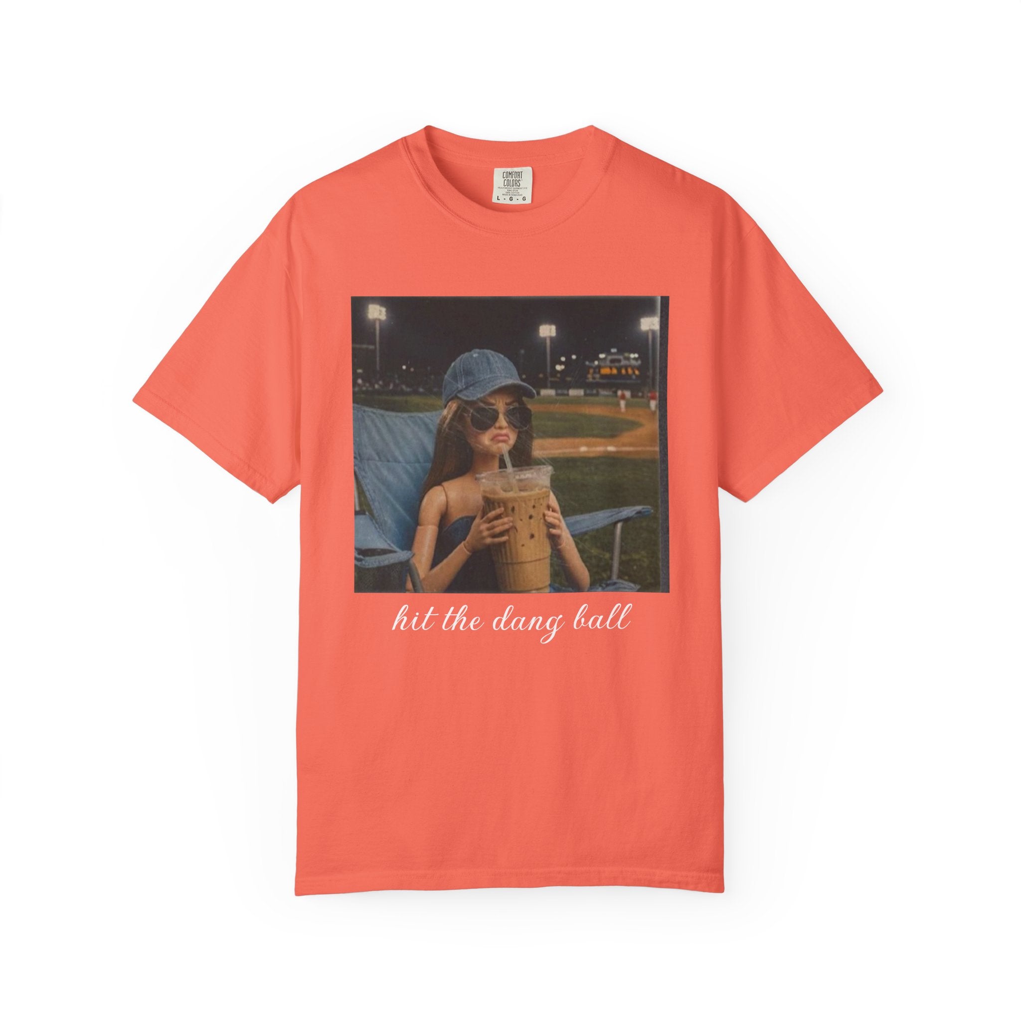 Hit the Dang Ball Baseball T-Shirt — Funny Baseball Tee for Players & Fans