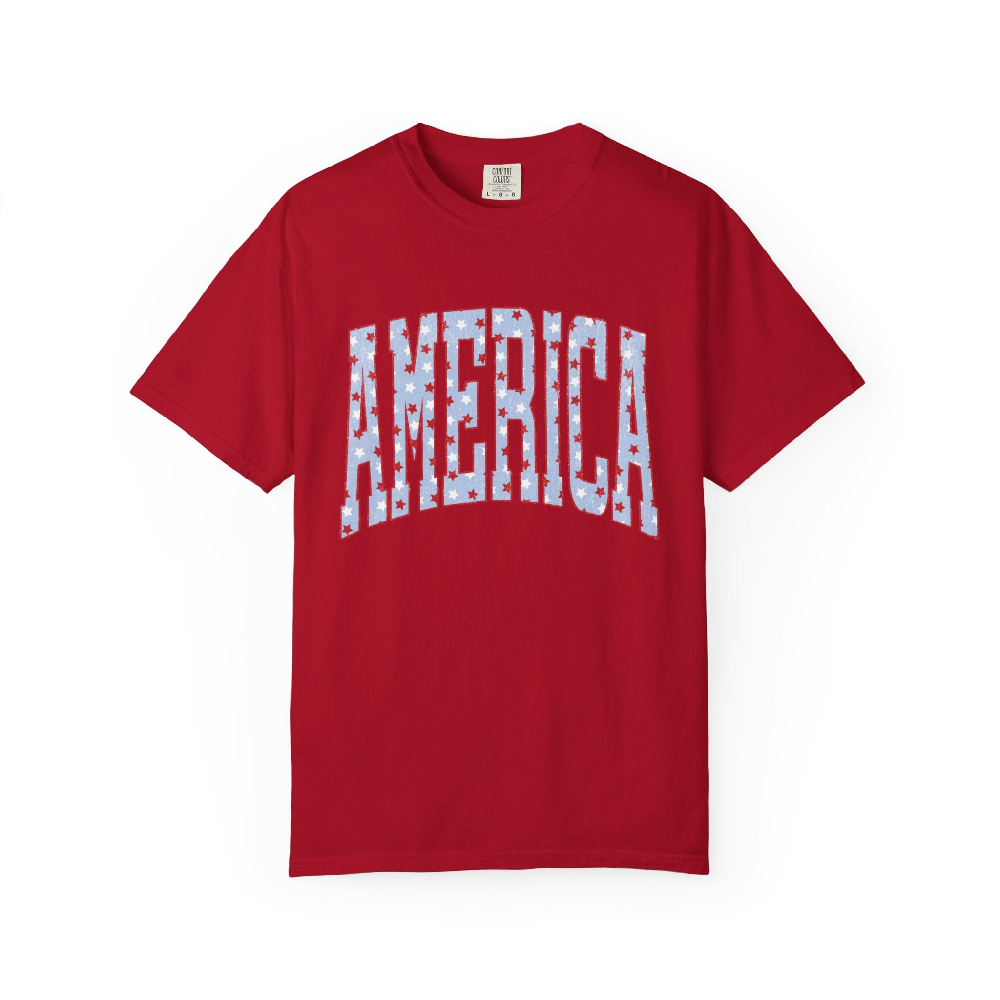 America Graphic T-Shirt — Patriotic Stars & Stripes Tee