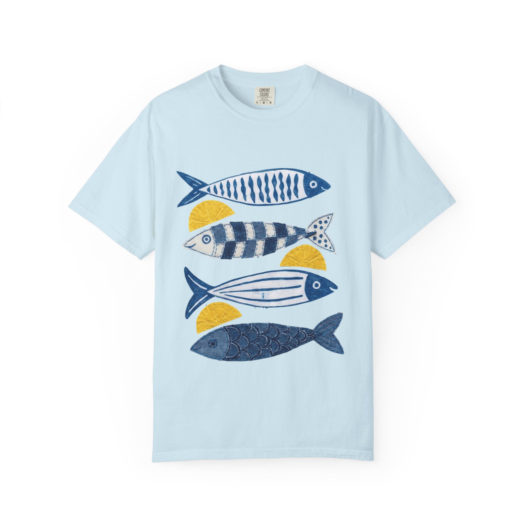 Sardine Fish Print T-Shirt — Nautical Graphic Tee
