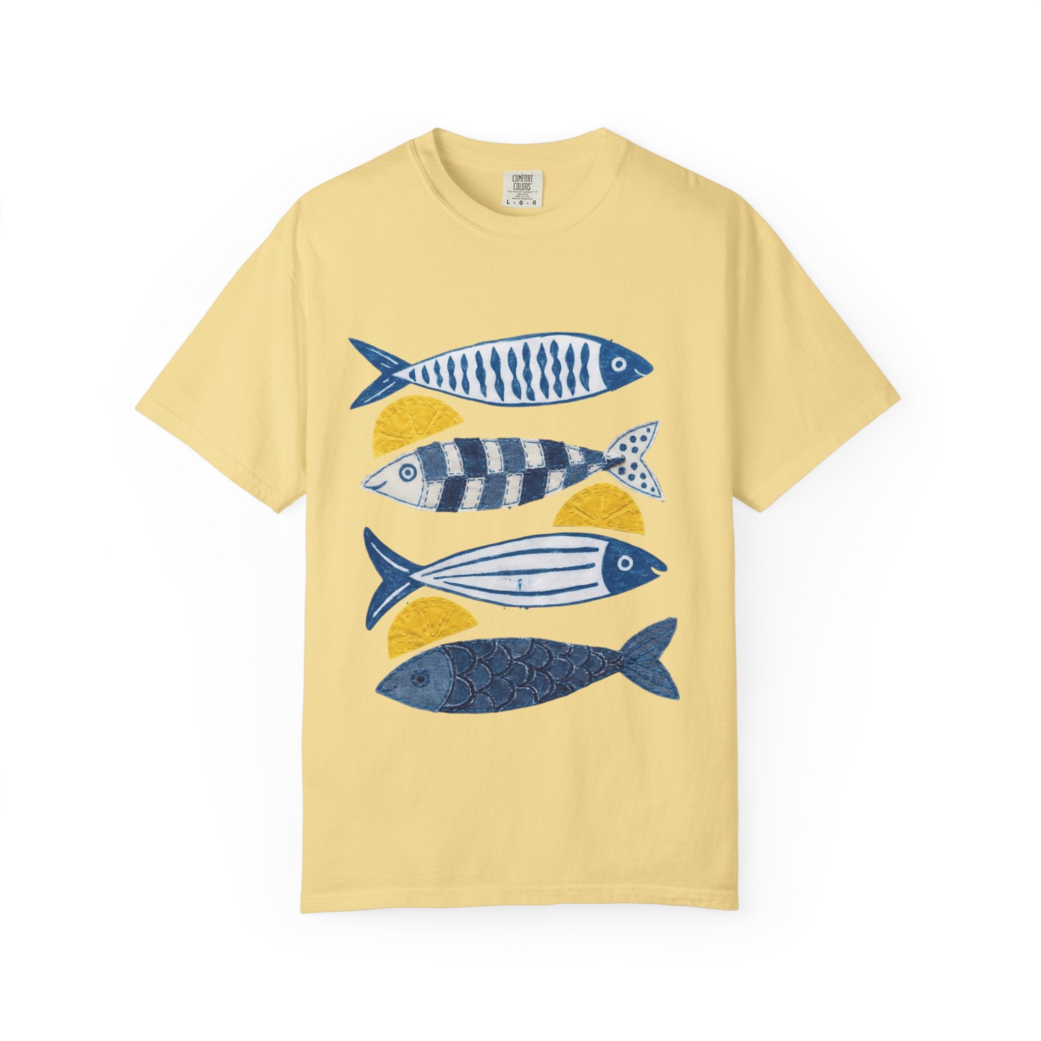 Sardine Fish Print T-Shirt — Nautical Graphic Tee
