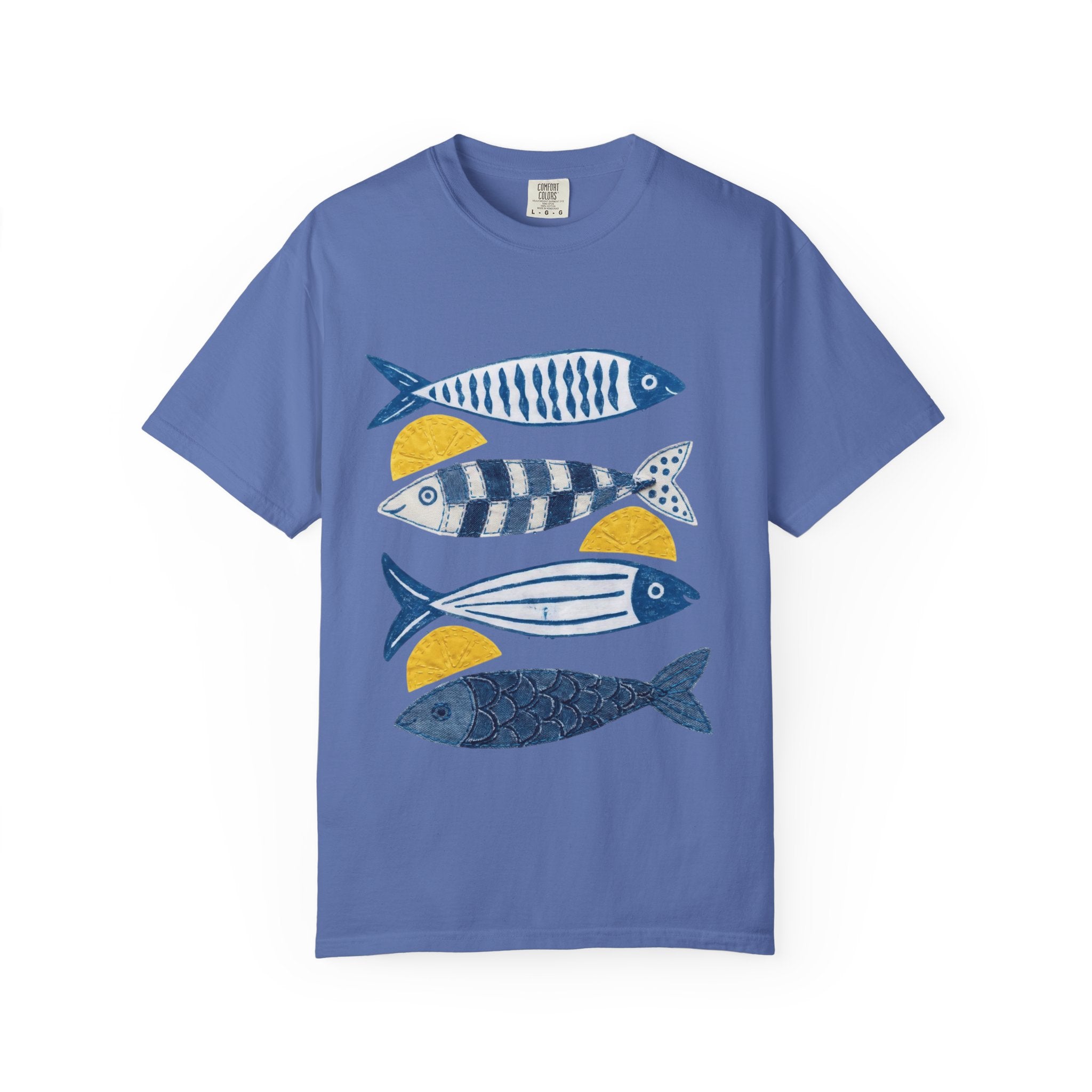 Sardine Fish Print T-Shirt — Nautical Graphic Tee