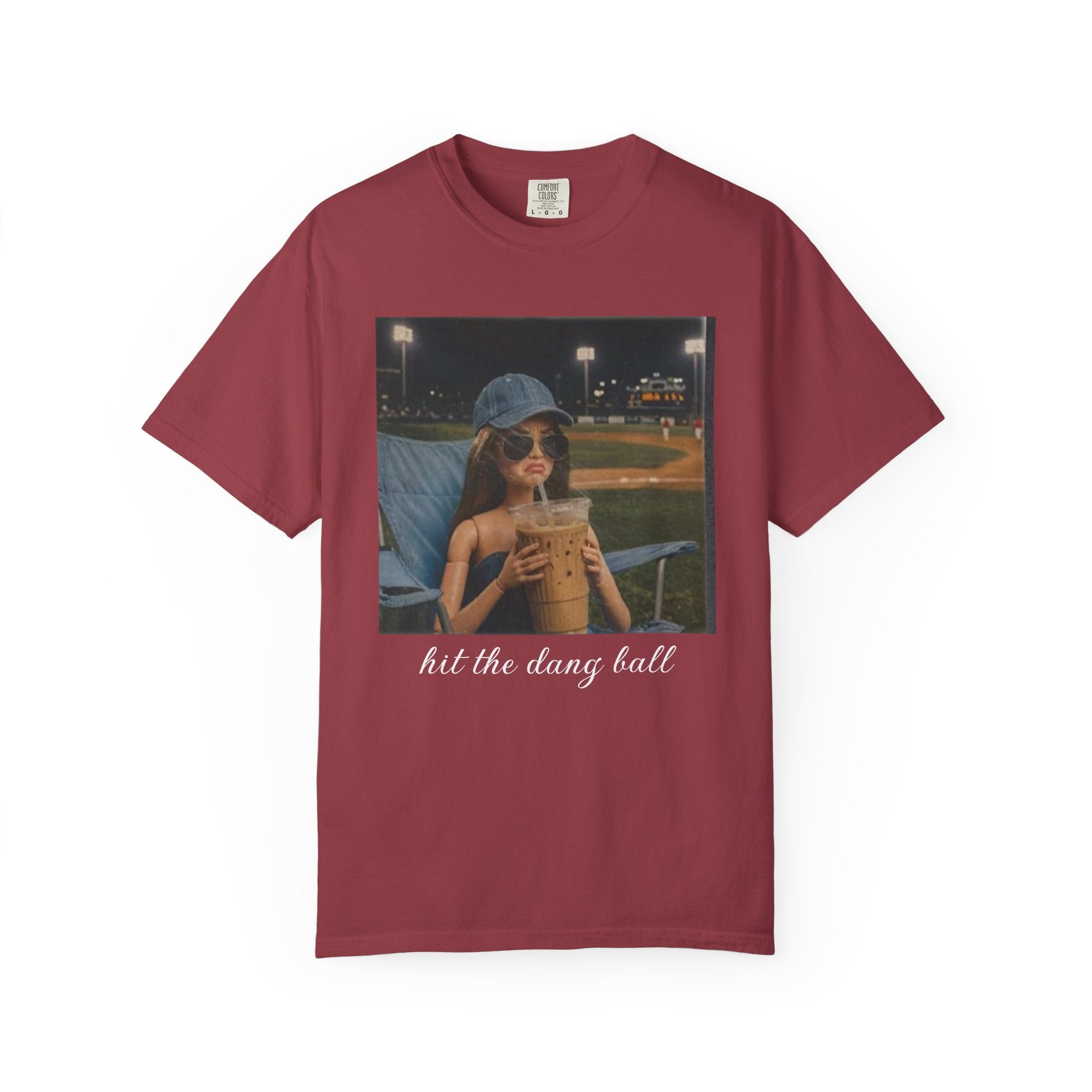Hit the Dang Ball Baseball T-Shirt — Funny Baseball Tee for Players & Fans