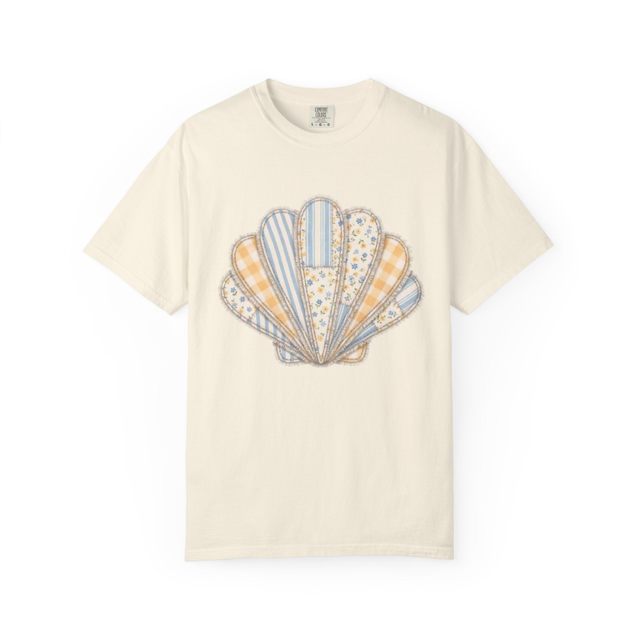 Seaside Patchwork Seashell Tee
