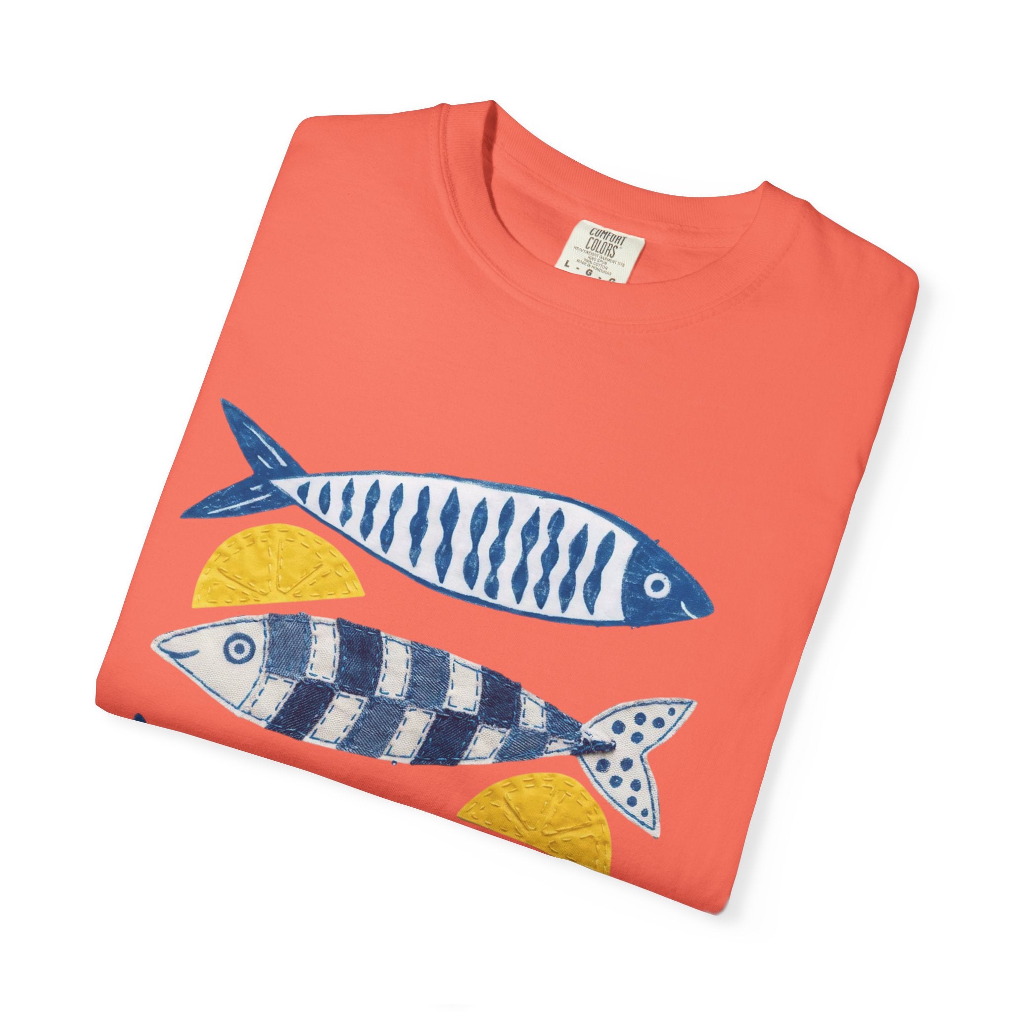Sardine Fish Print T-Shirt — Nautical Graphic Tee