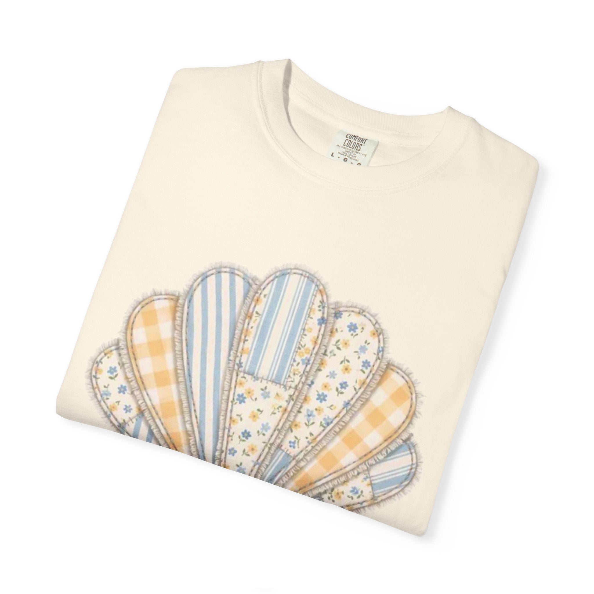 Seaside Patchwork Seashell Tee