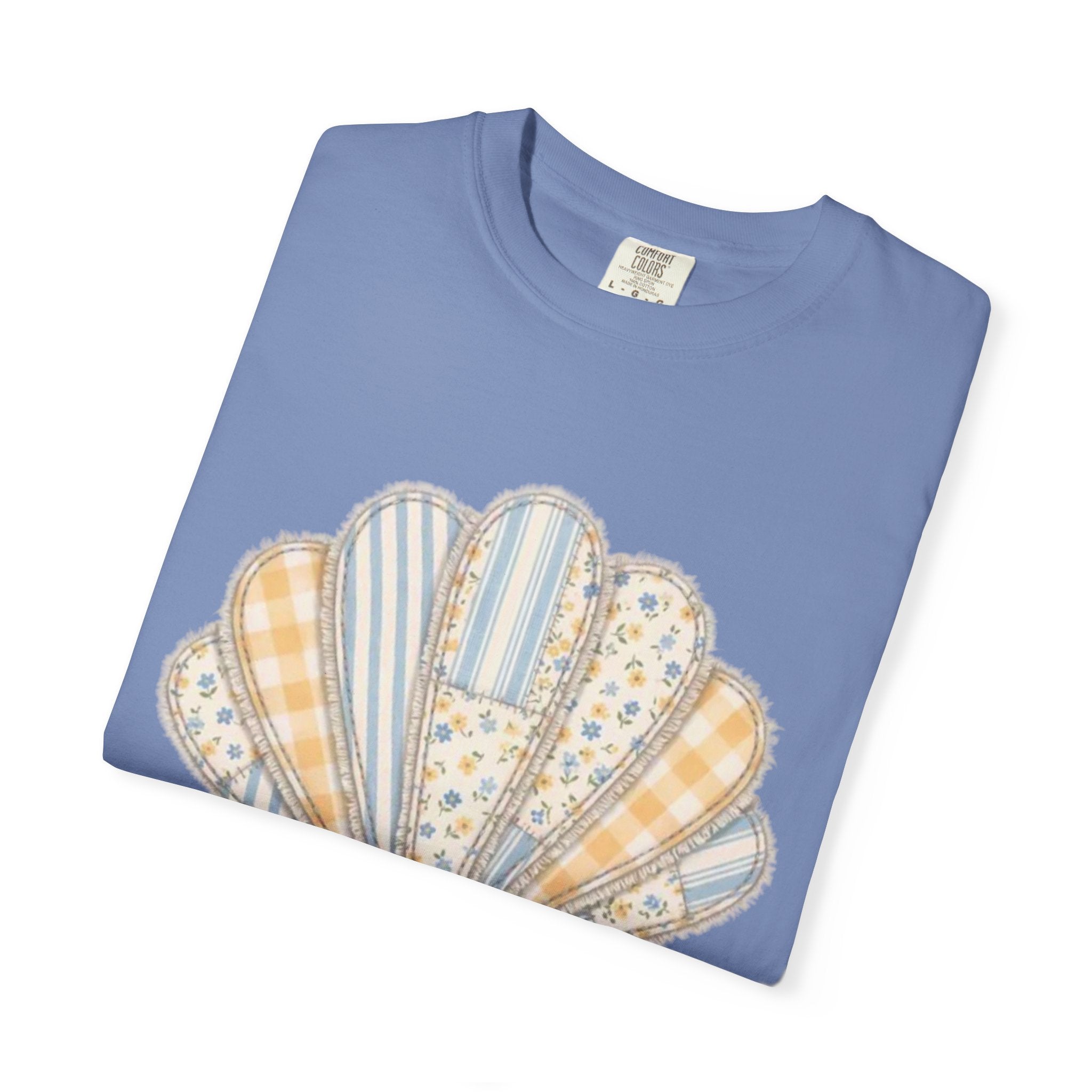 Seaside Patchwork Seashell Tee