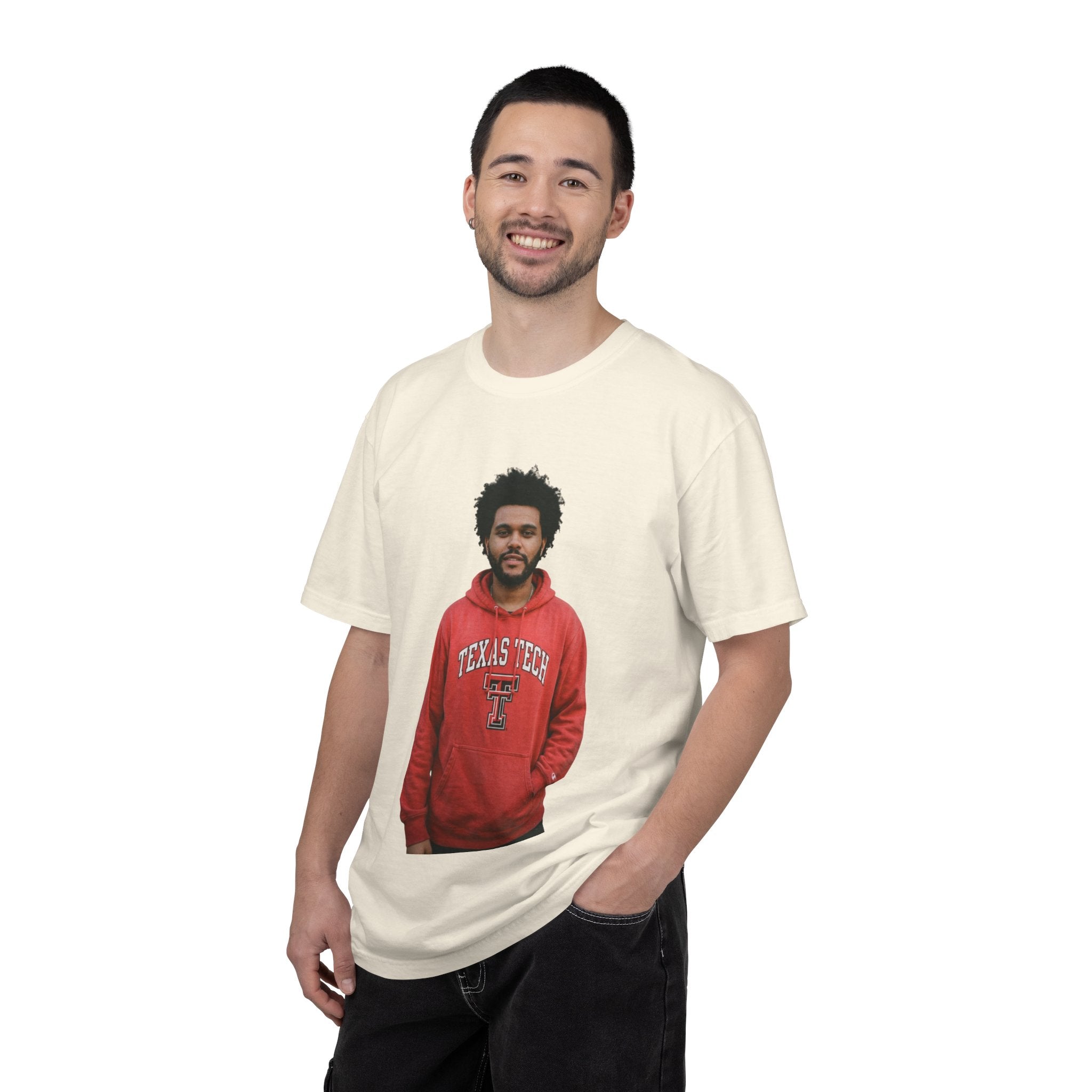 Graphic Photo Tee — Casual Vintage-Style Portrait Print T-Shirt