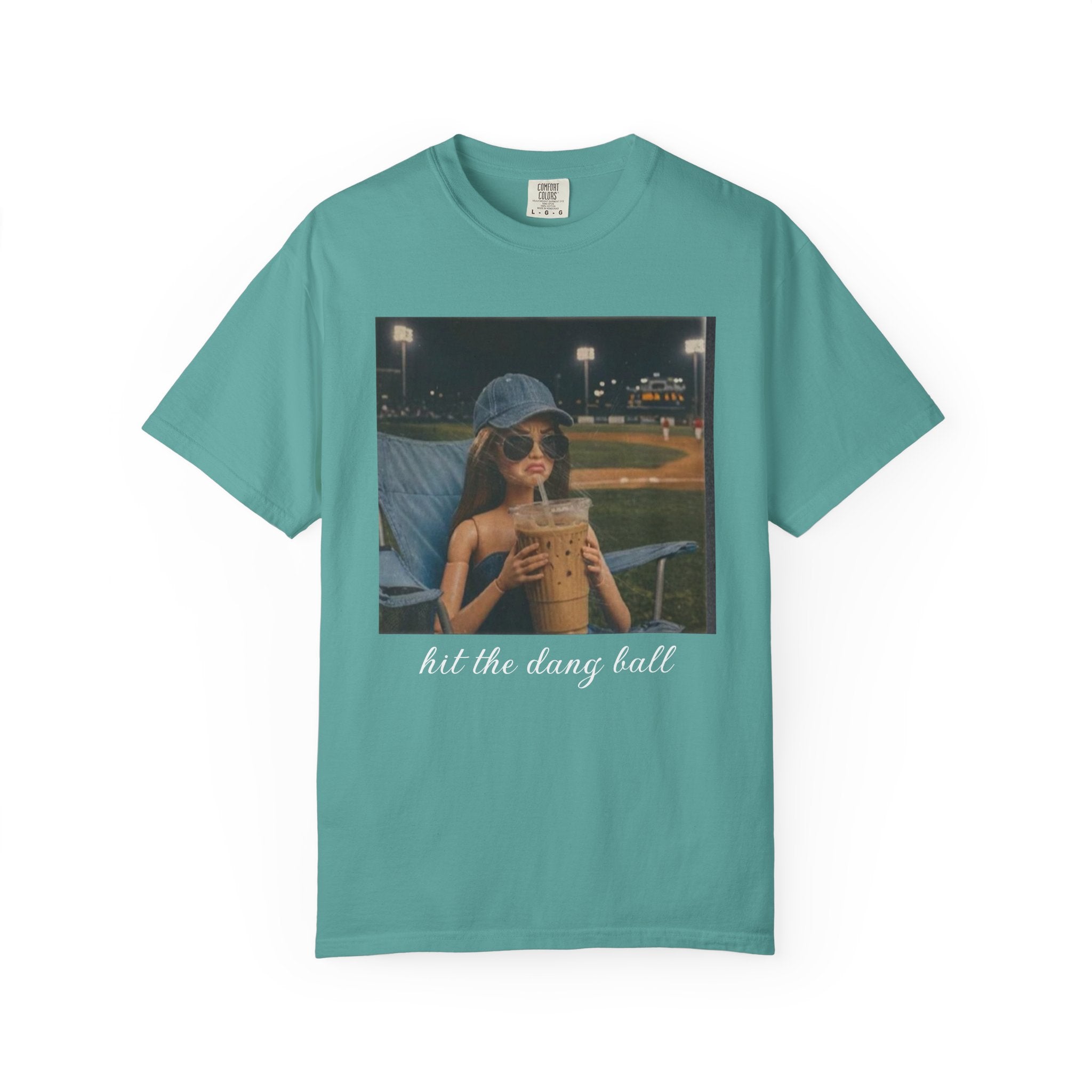 Hit the Dang Ball Baseball T-Shirt — Funny Baseball Tee for Players & Fans