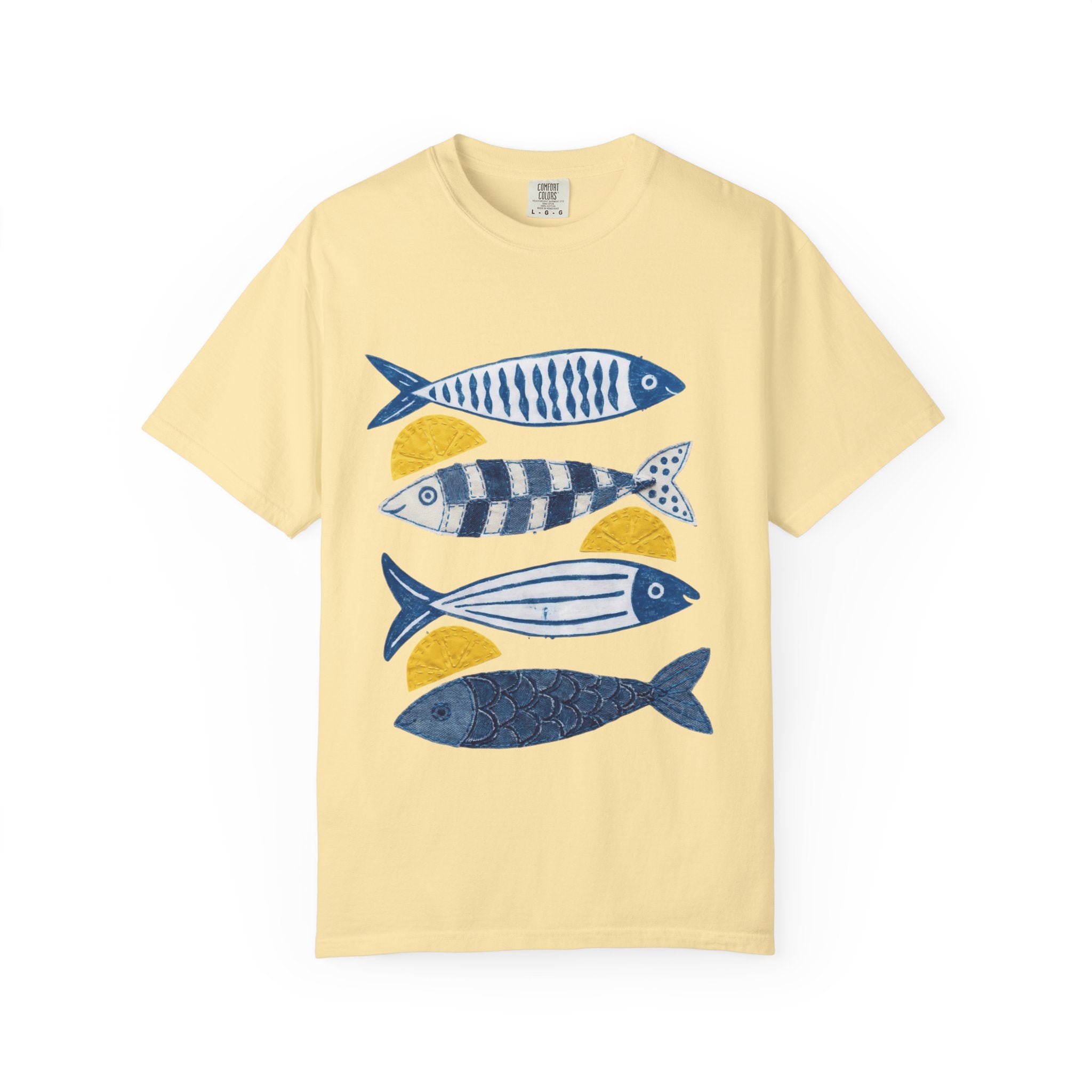 Sardine Fish Print T-Shirt — Nautical Graphic Tee