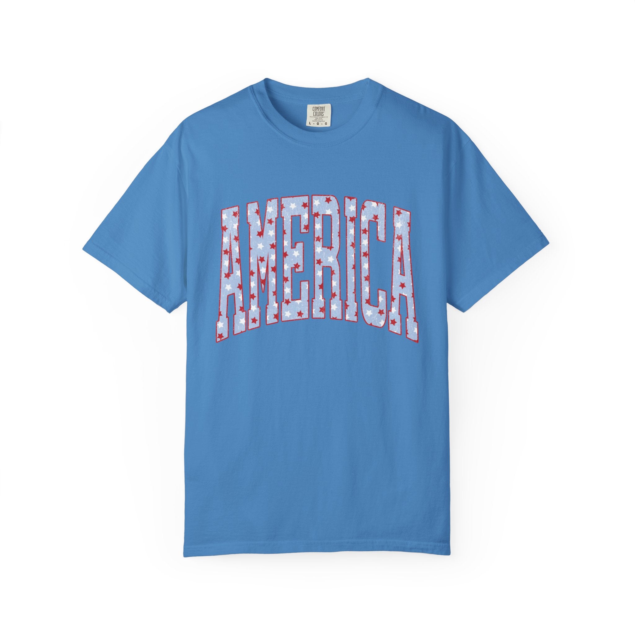 America Graphic T-Shirt — Patriotic Stars & Stripes Tee