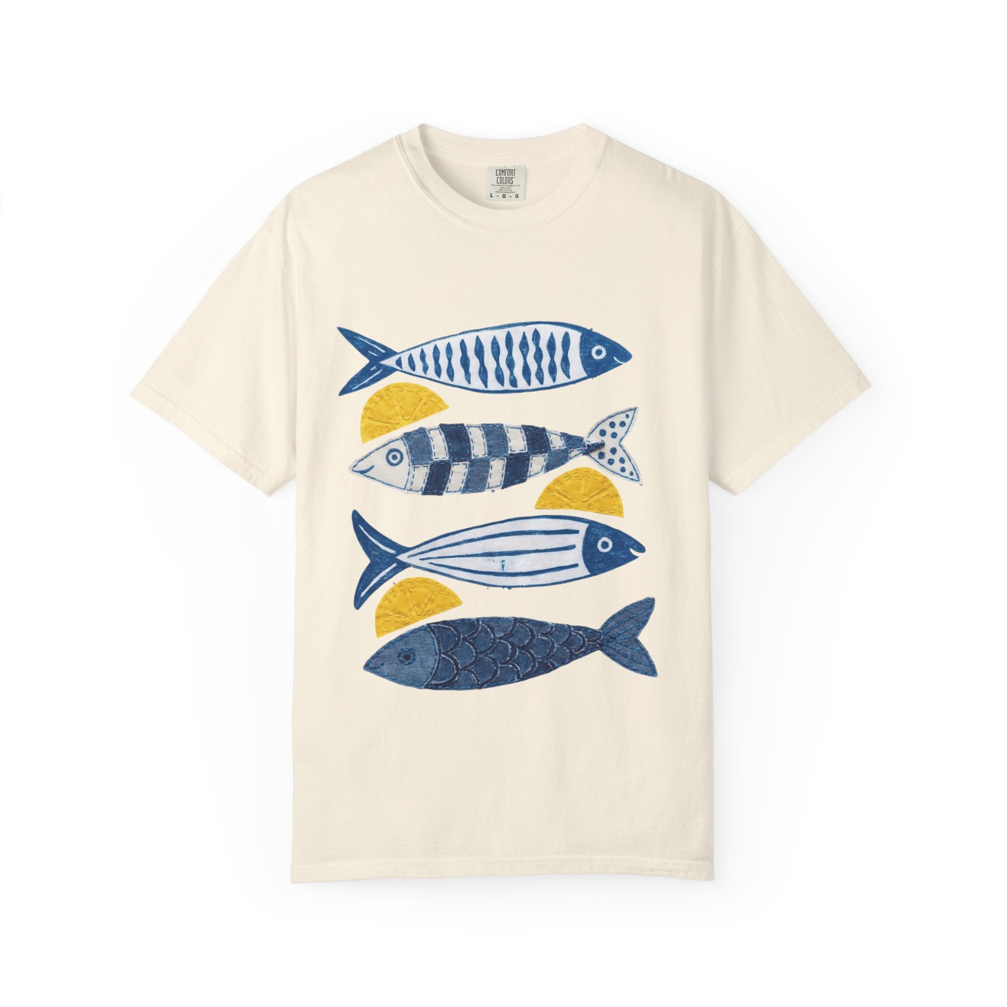 Sardine Fish Print T-Shirt — Nautical Graphic Tee