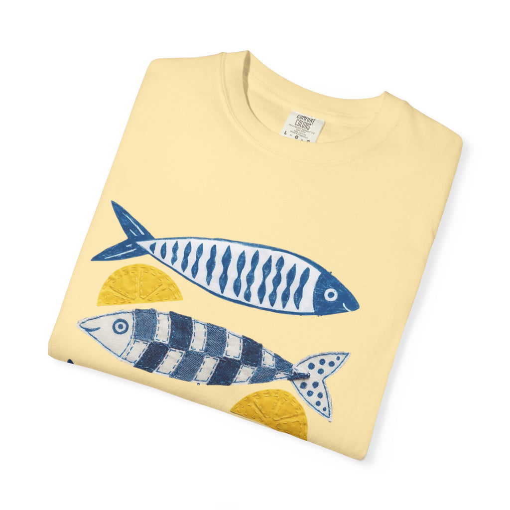 Sardine Fish Print T-Shirt — Nautical Graphic Tee
