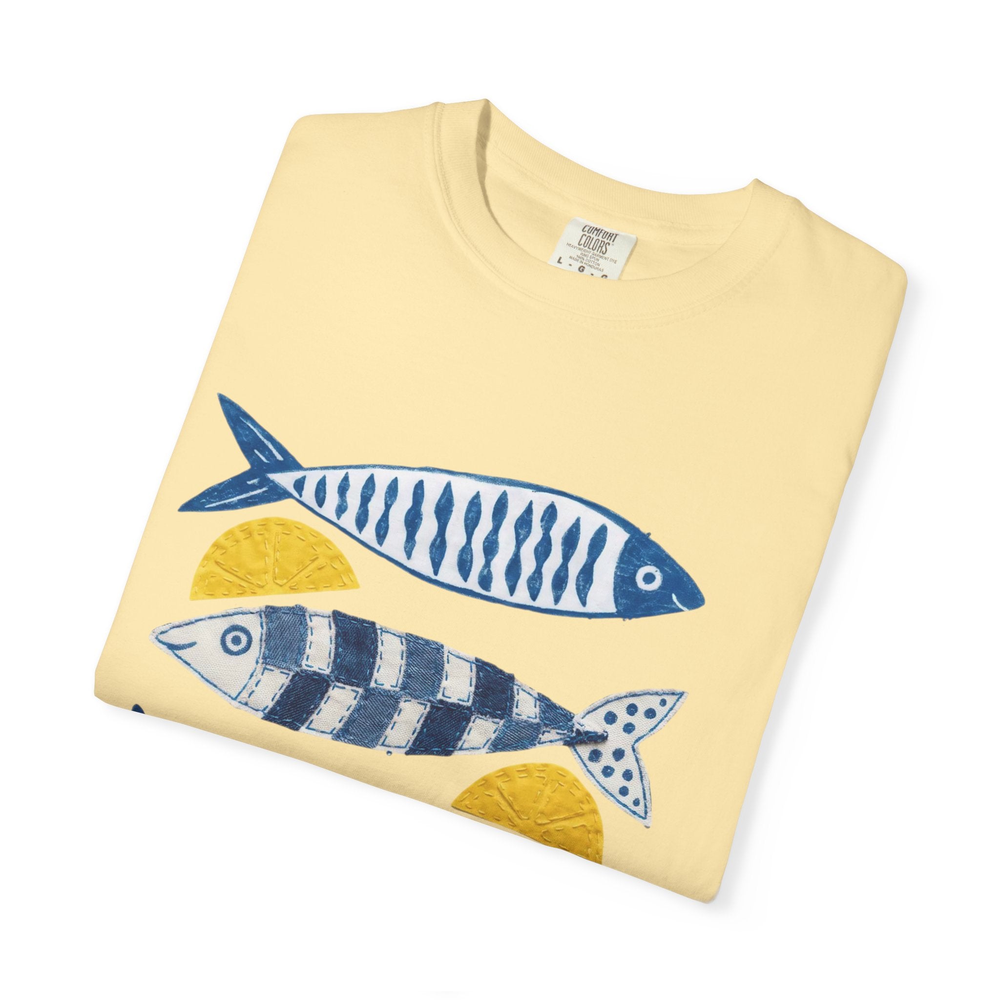 Sardine Fish Print T-Shirt — Nautical Graphic Tee