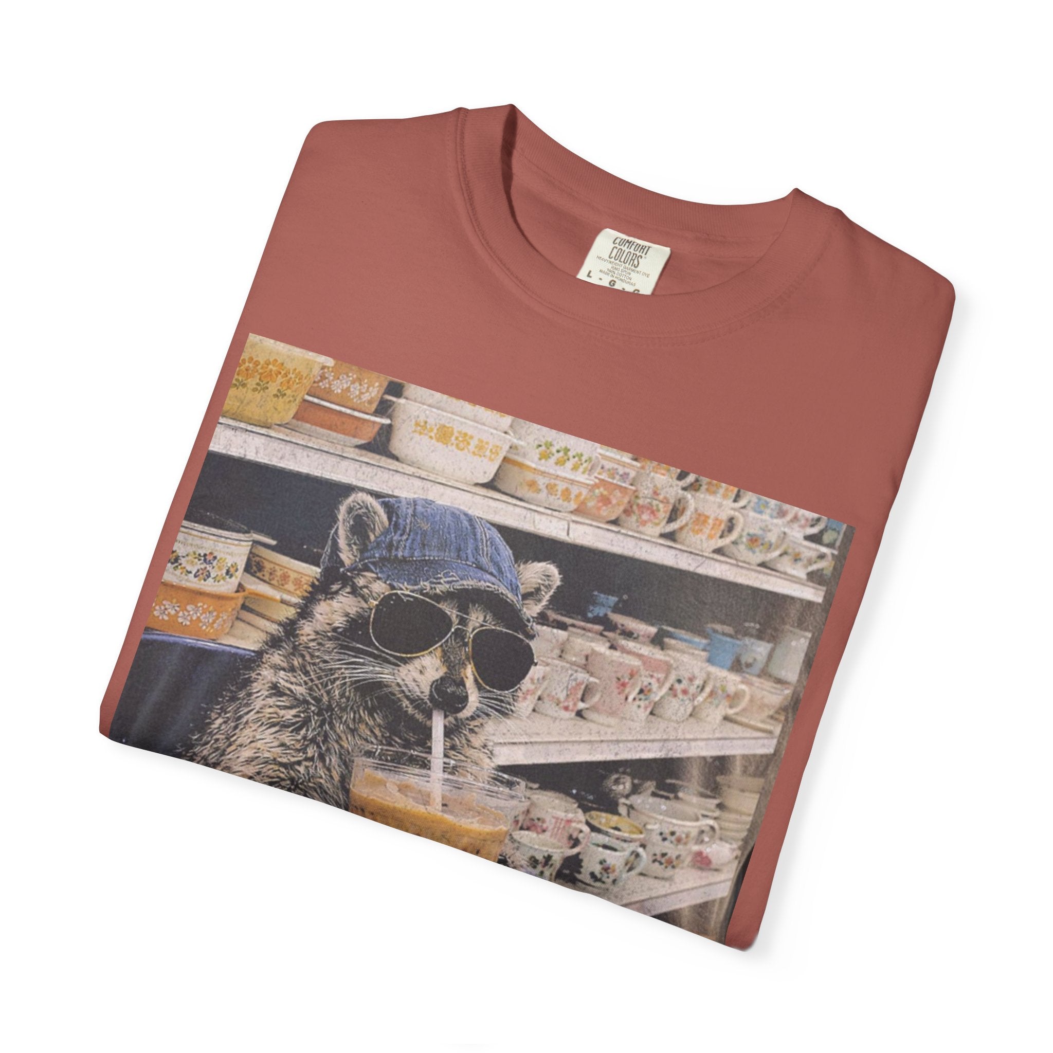 Raccoon Thrift Finds Tee — "I’d thrift that" Graphic T-Shirt