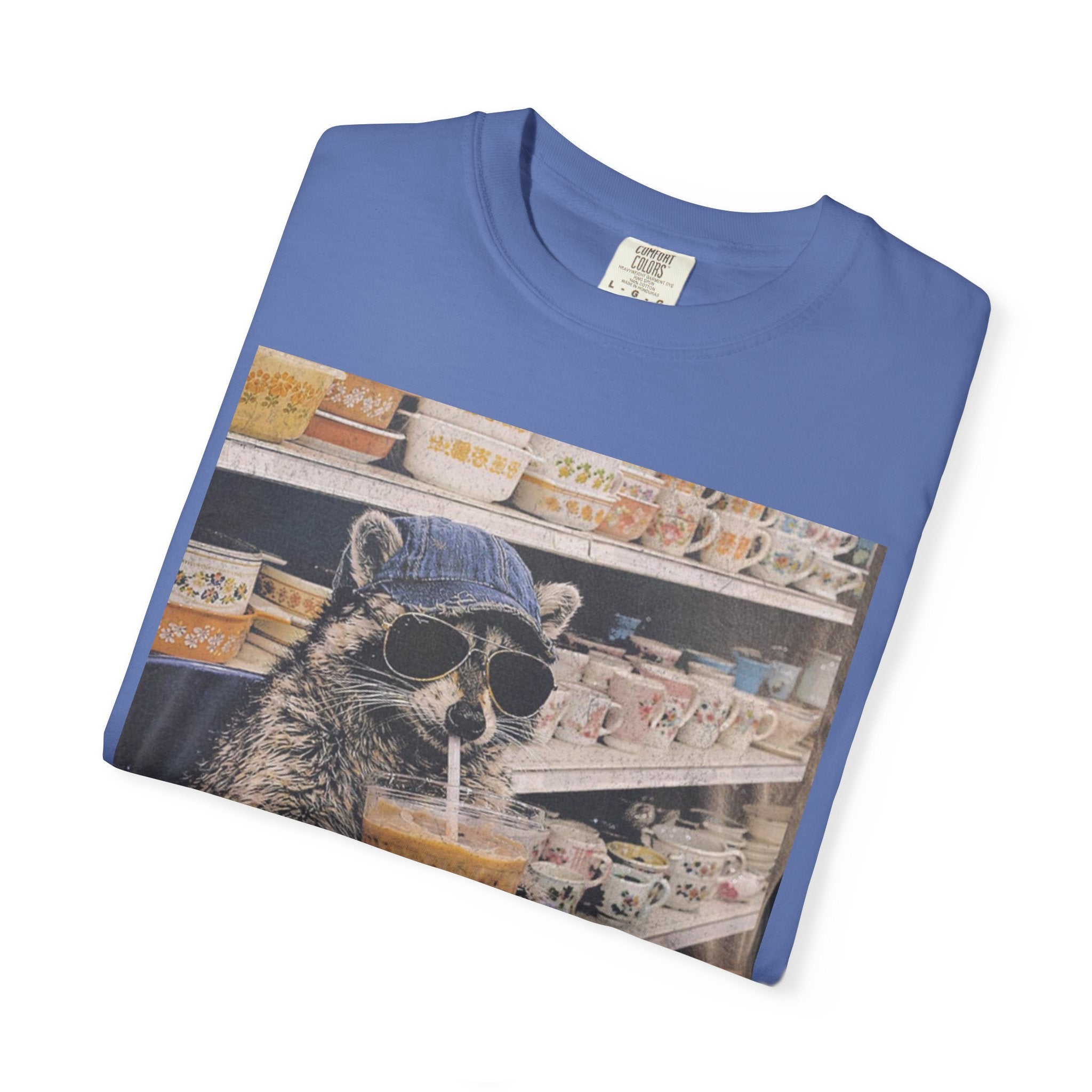 Raccoon Thrift Finds Tee — "I’d thrift that" Graphic T-Shirt