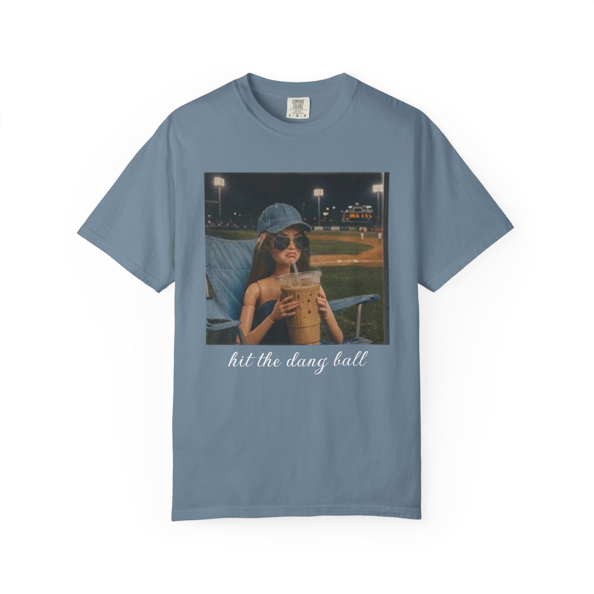 Hit the Dang Ball Baseball T-Shirt — Funny Baseball Tee for Players & Fans