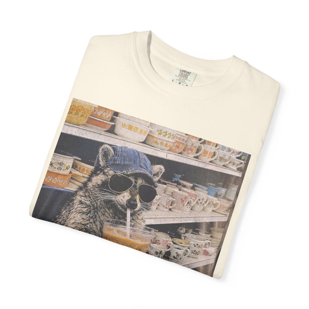 Raccoon Thrift Finds Tee — "I’d thrift that" Graphic T-Shirt