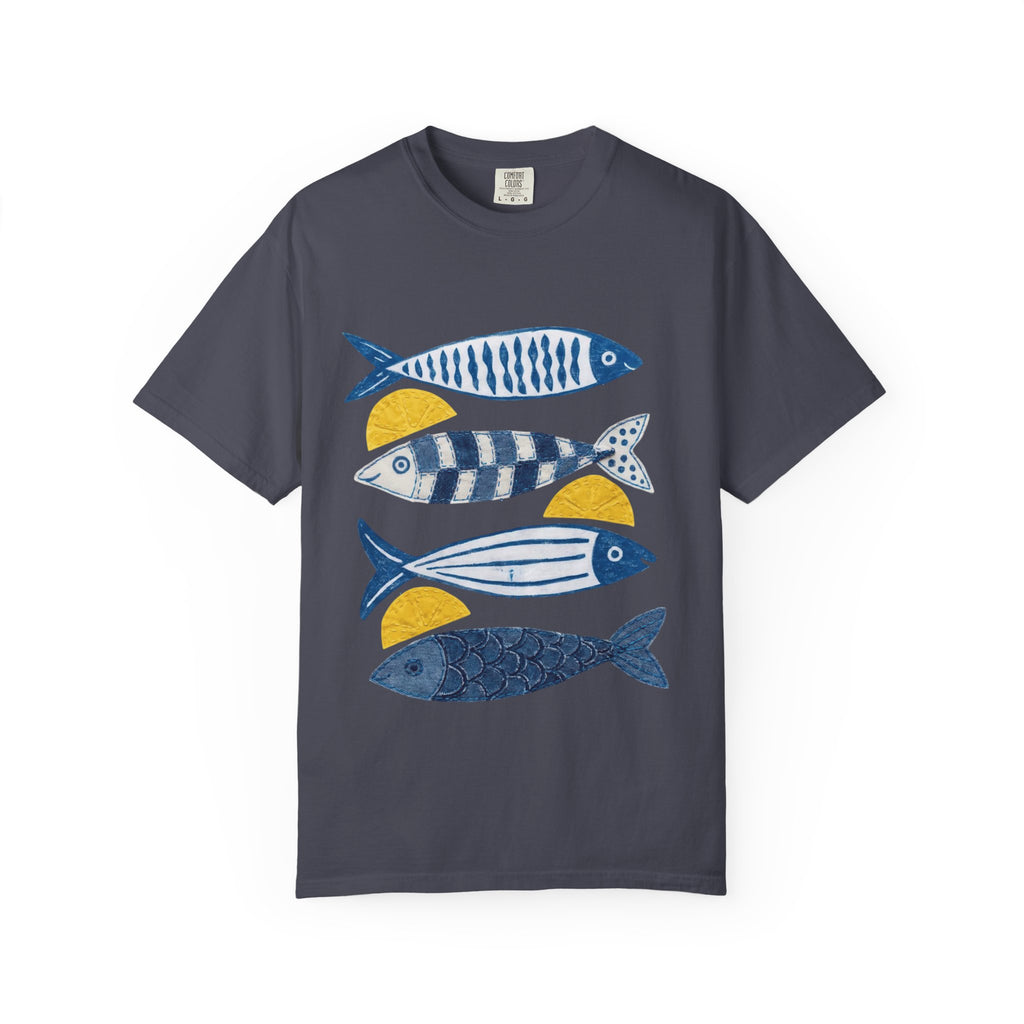 Sardine Fish Print T-Shirt — Nautical Graphic Tee