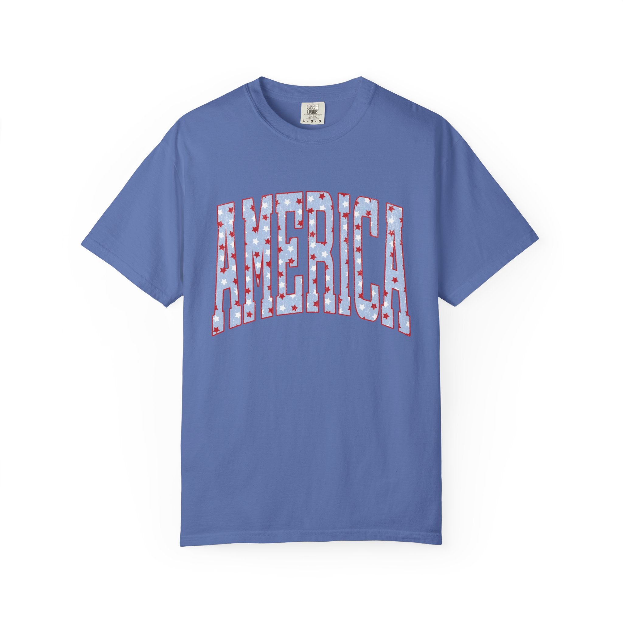 America Graphic T-Shirt — Patriotic Stars & Stripes Tee