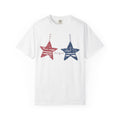 Patriotic Red & Blue Star Graphic T-Shirt