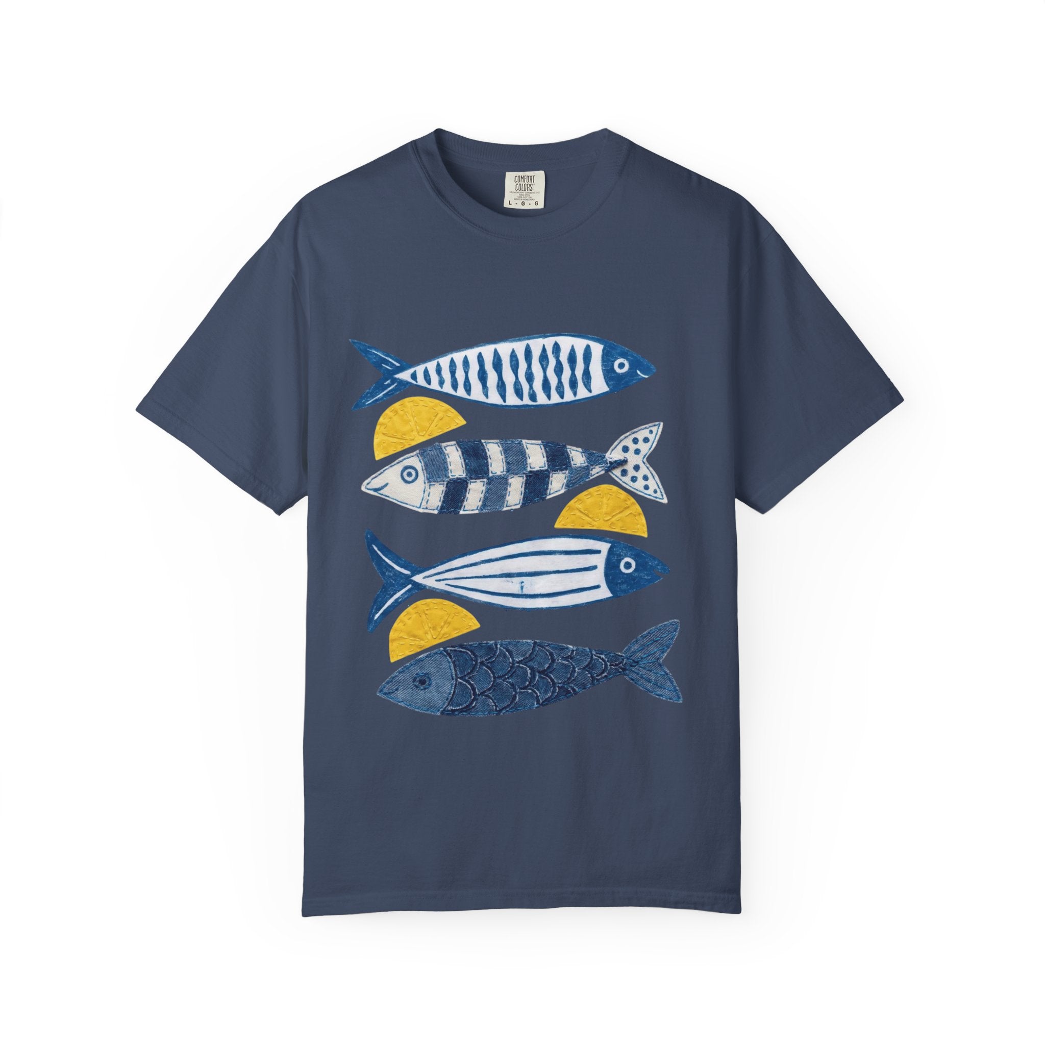 Sardine Fish Print T-Shirt — Nautical Graphic Tee