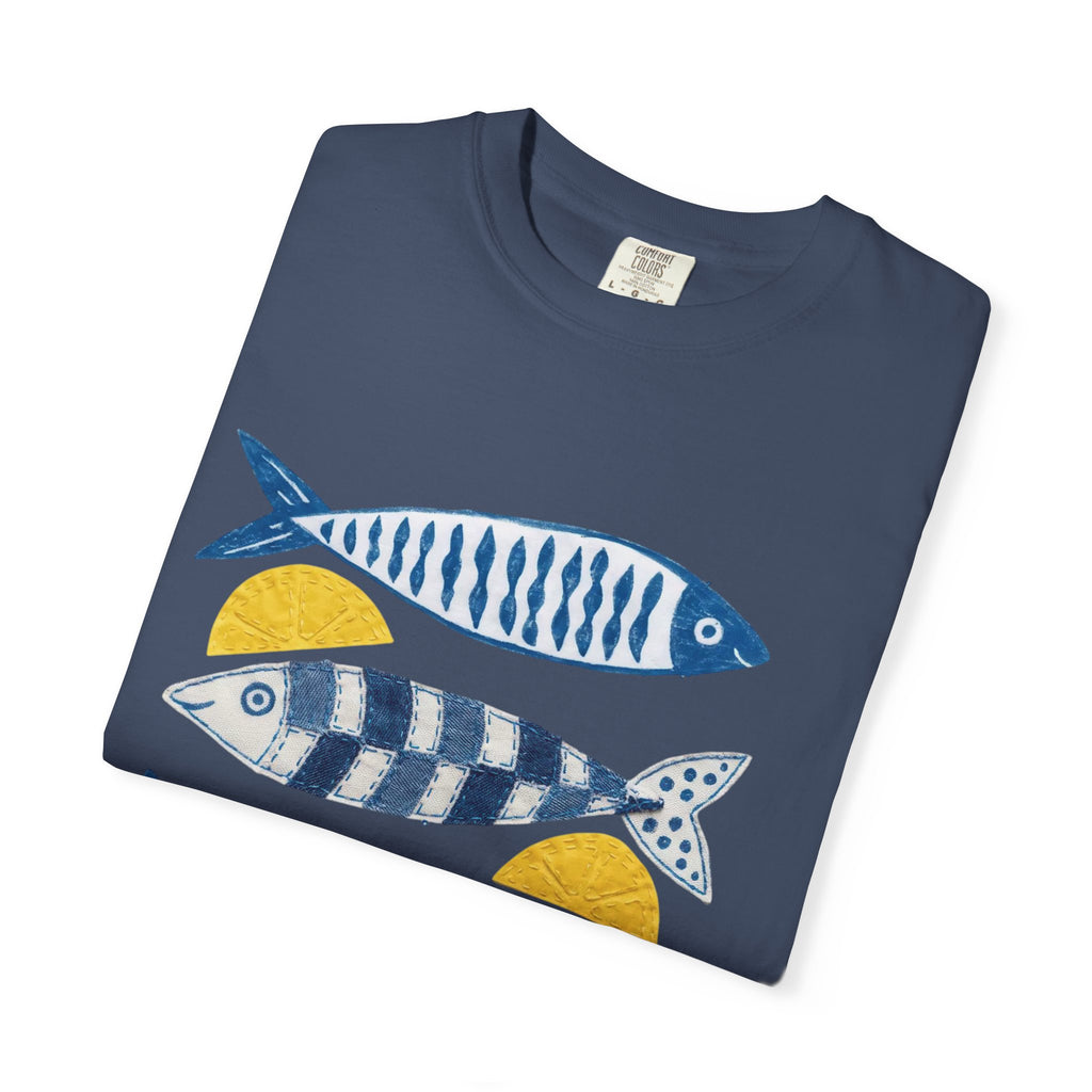 Sardine Fish Print T-Shirt — Nautical Graphic Tee