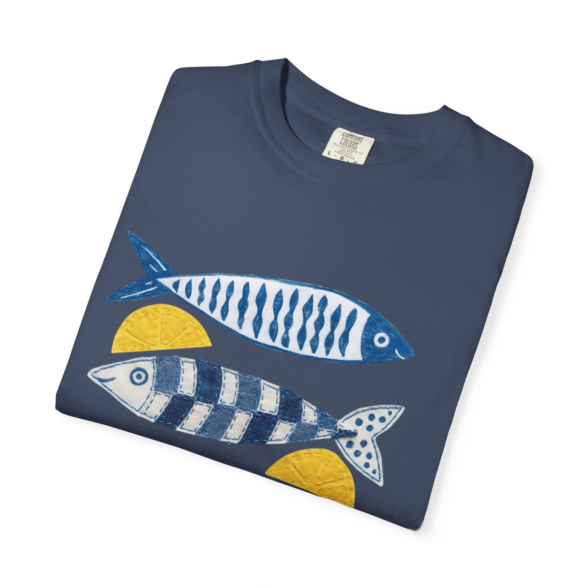 Sardine Fish Print T-Shirt — Nautical Graphic Tee