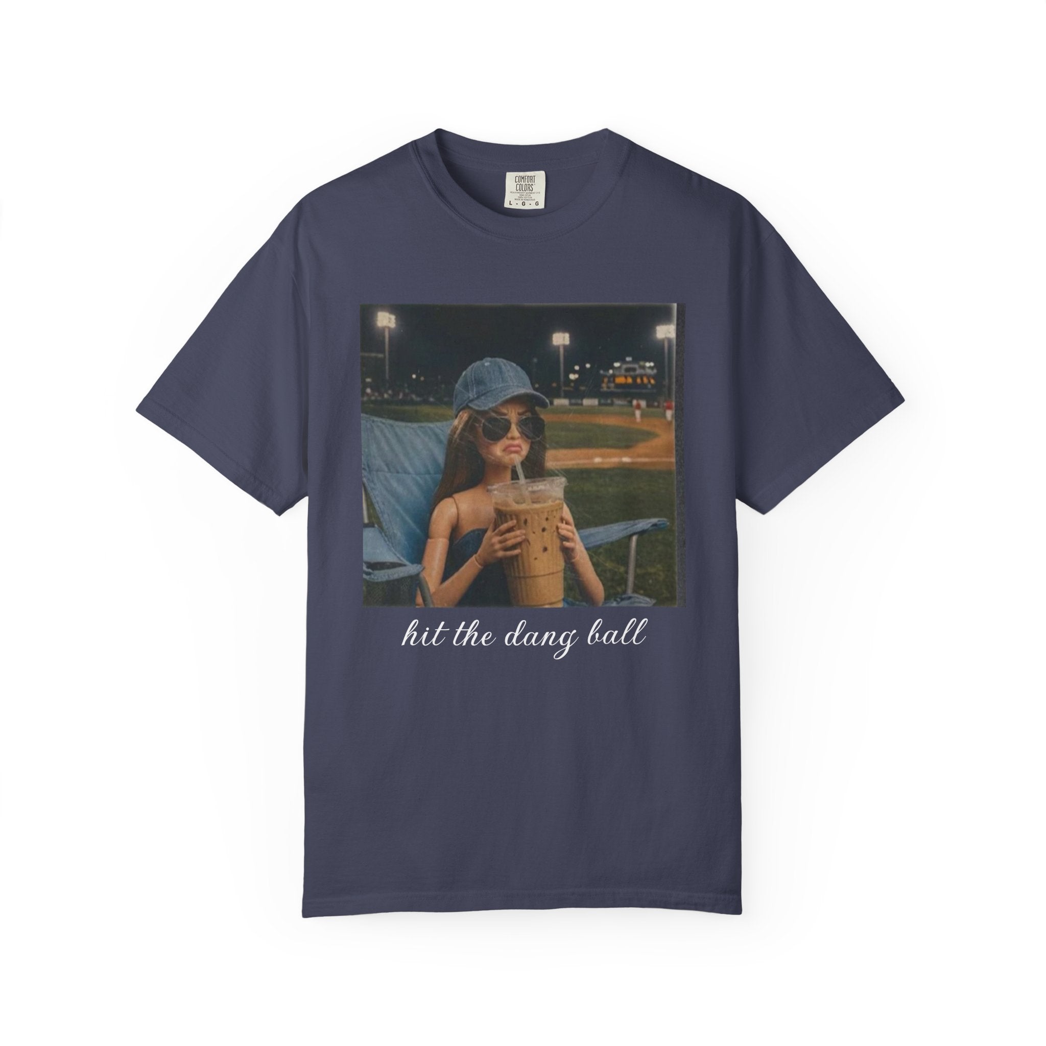 Hit the Dang Ball Baseball T-Shirt — Funny Baseball Tee for Players & Fans