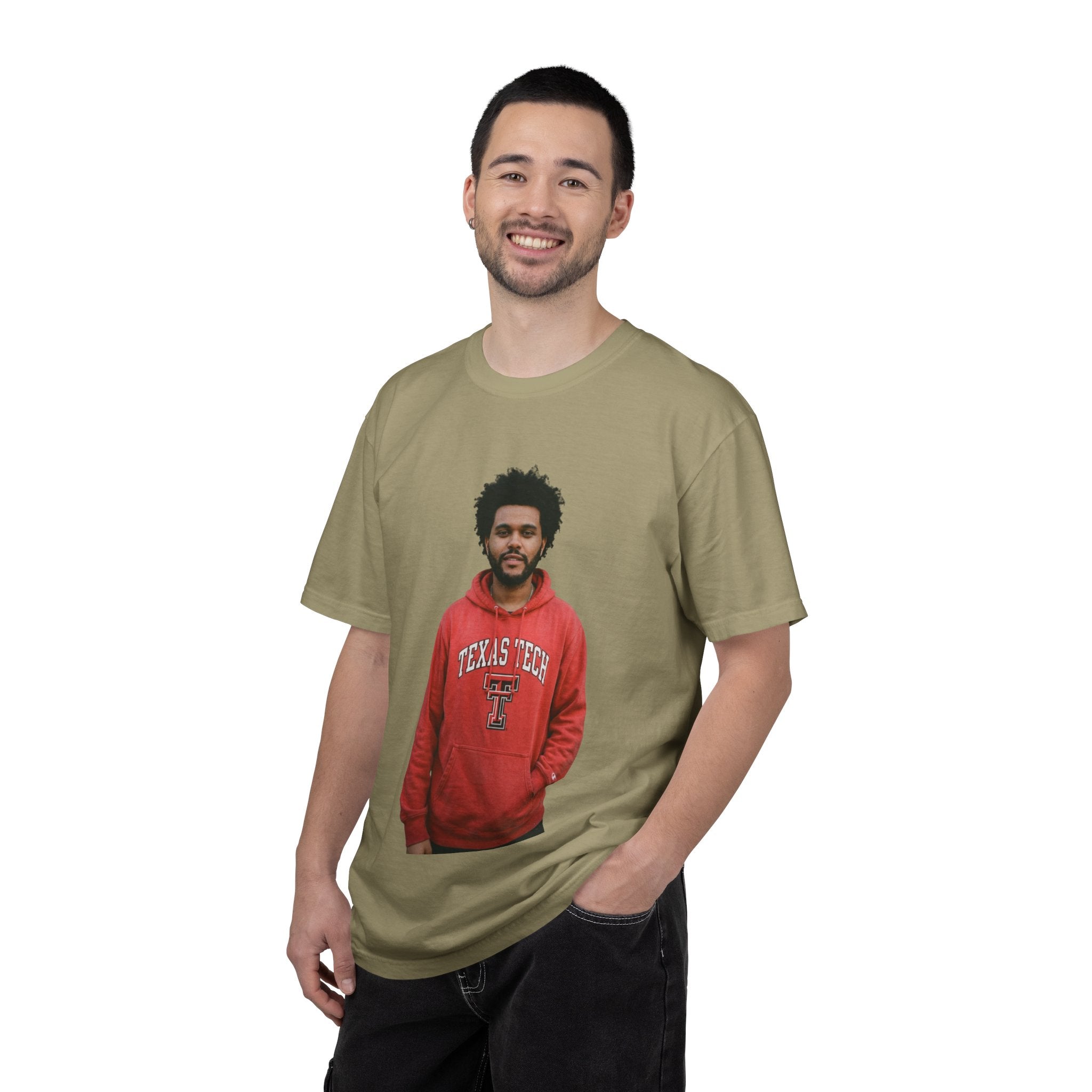 Graphic Photo Tee — Casual Vintage-Style Portrait Print T-Shirt