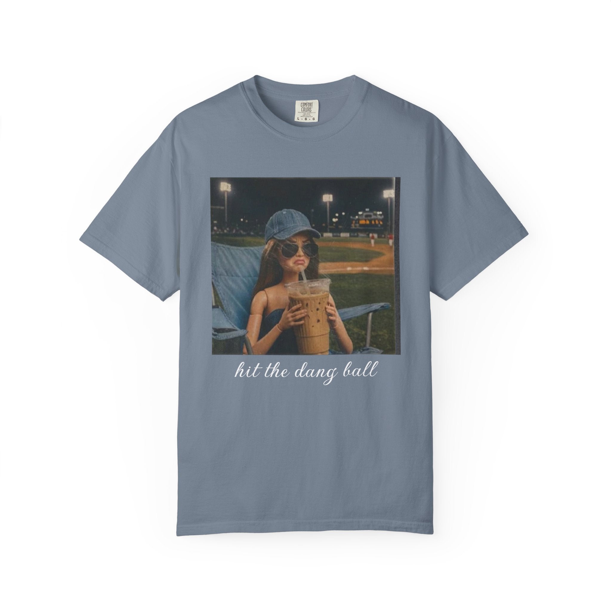 Hit the Dang Ball Baseball T-Shirt — Funny Baseball Tee for Players & Fans