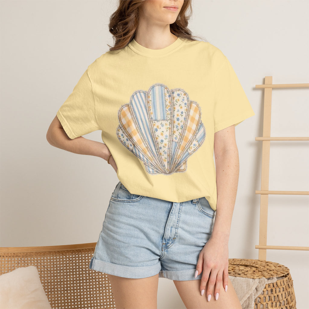 Seaside Patchwork Seashell Tee