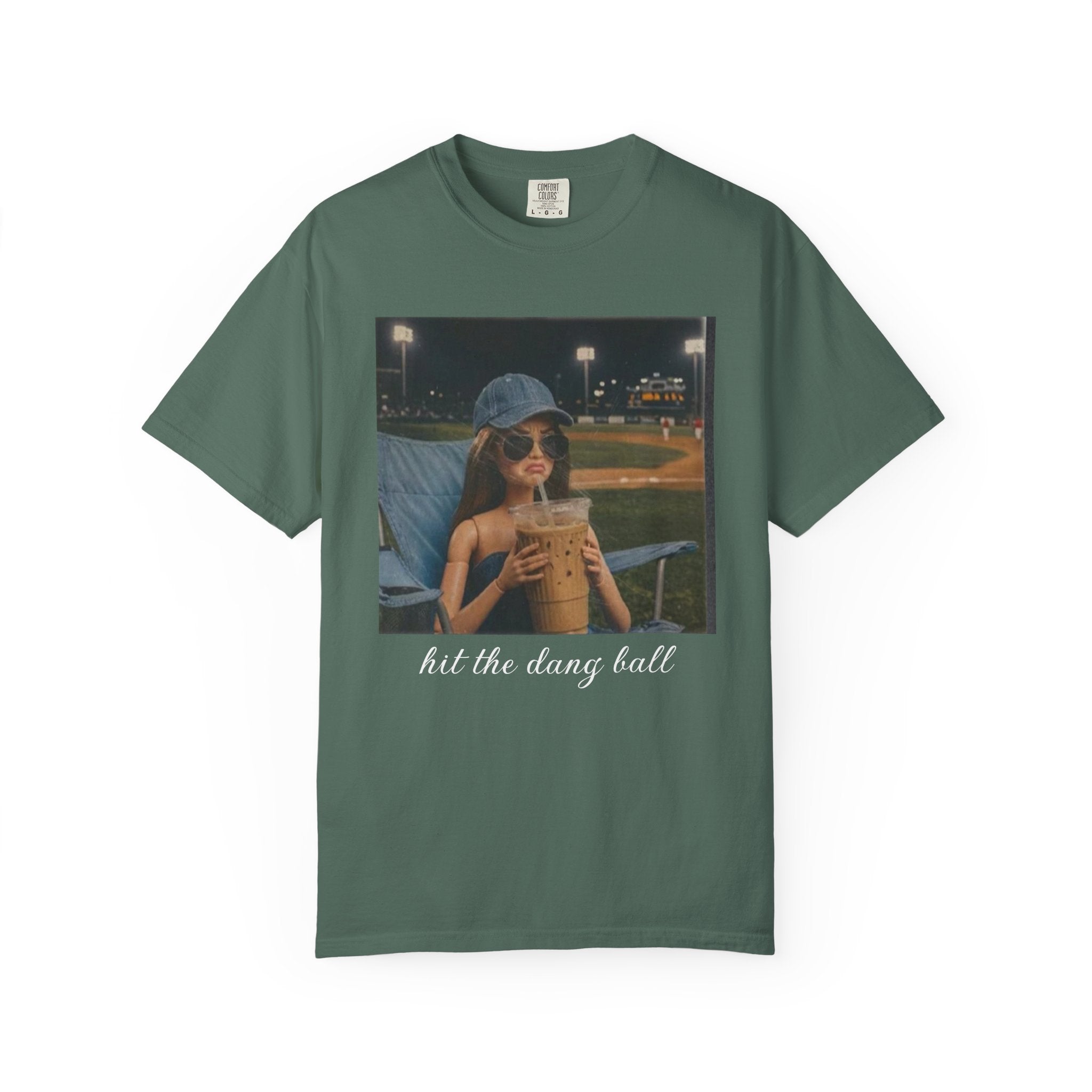 Hit the Dang Ball Baseball T-Shirt — Funny Baseball Tee for Players & Fans