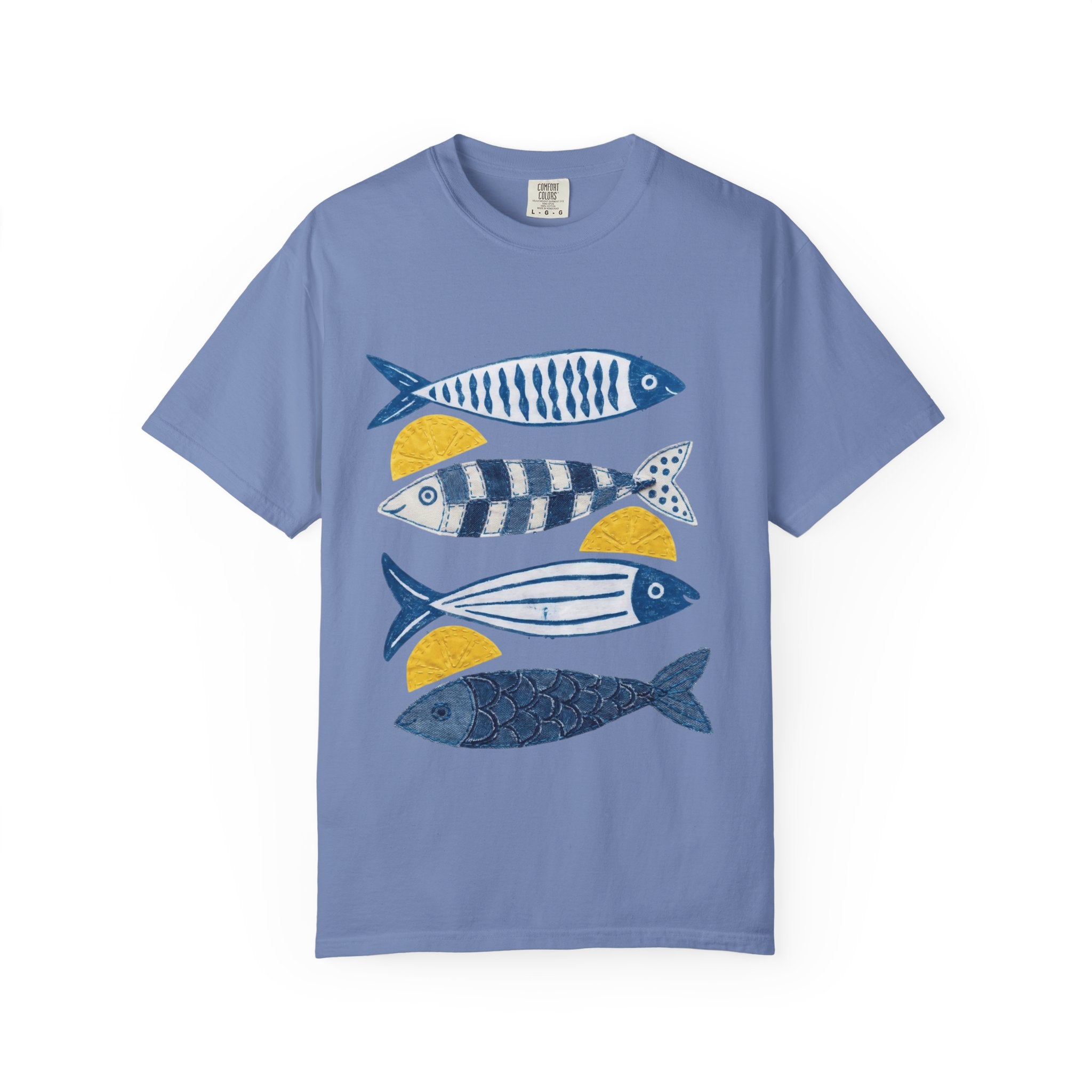 Sardine Fish Print T-Shirt — Nautical Graphic Tee