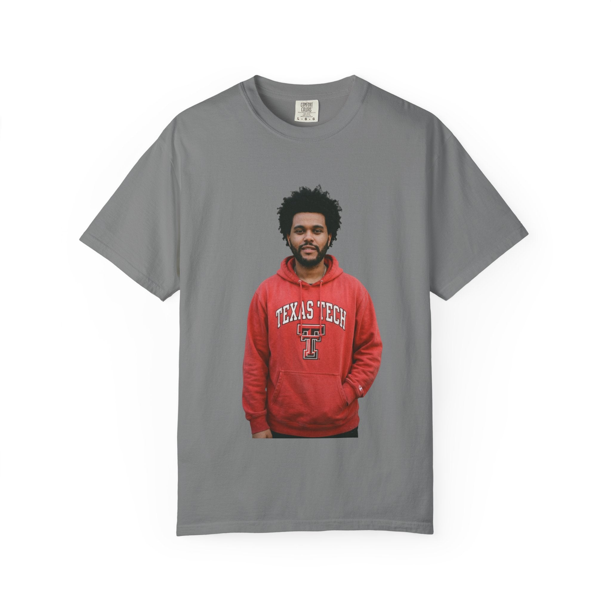 Graphic Photo Tee — Casual Vintage-Style Portrait Print T-Shirt