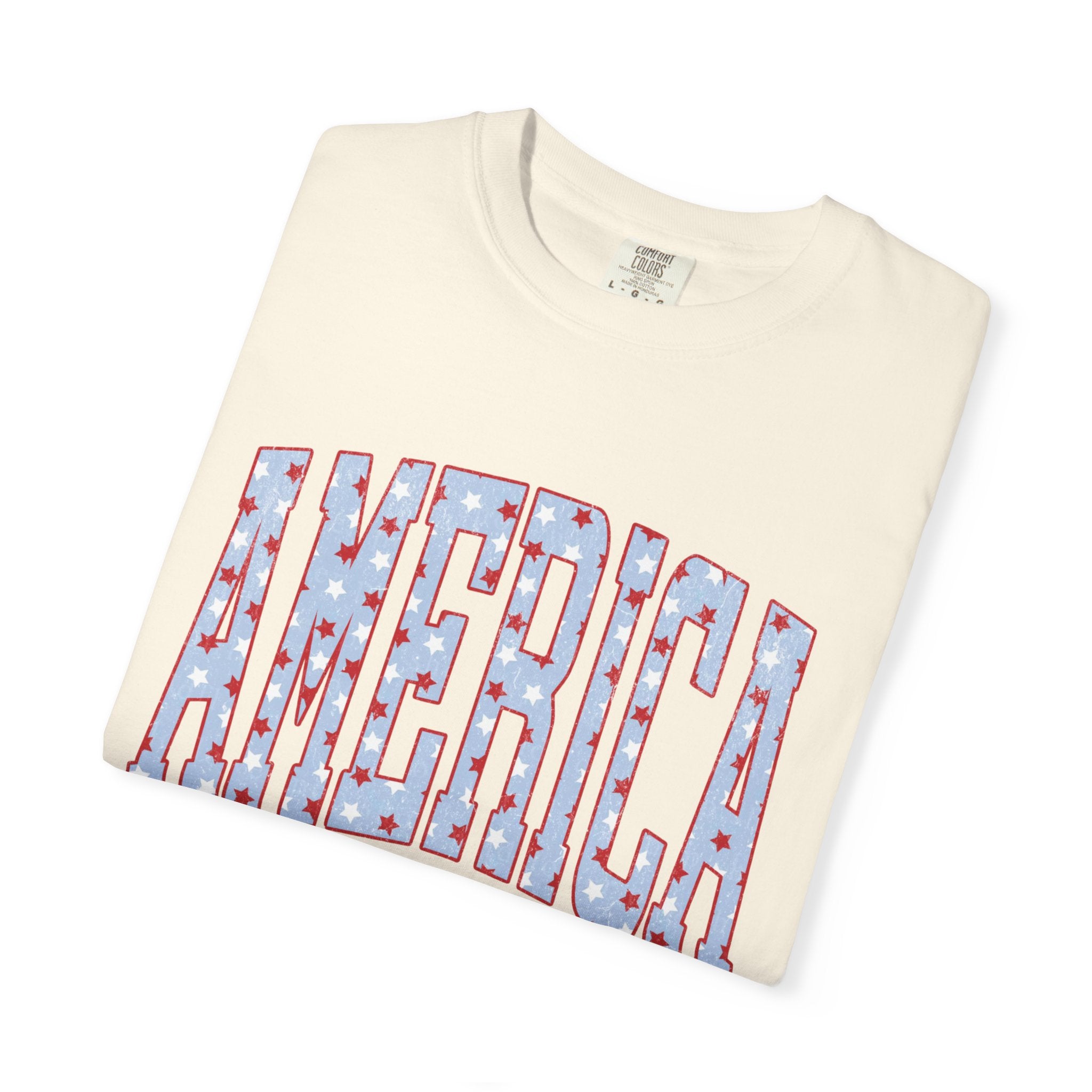 America Graphic T-Shirt — Patriotic Stars & Stripes Tee