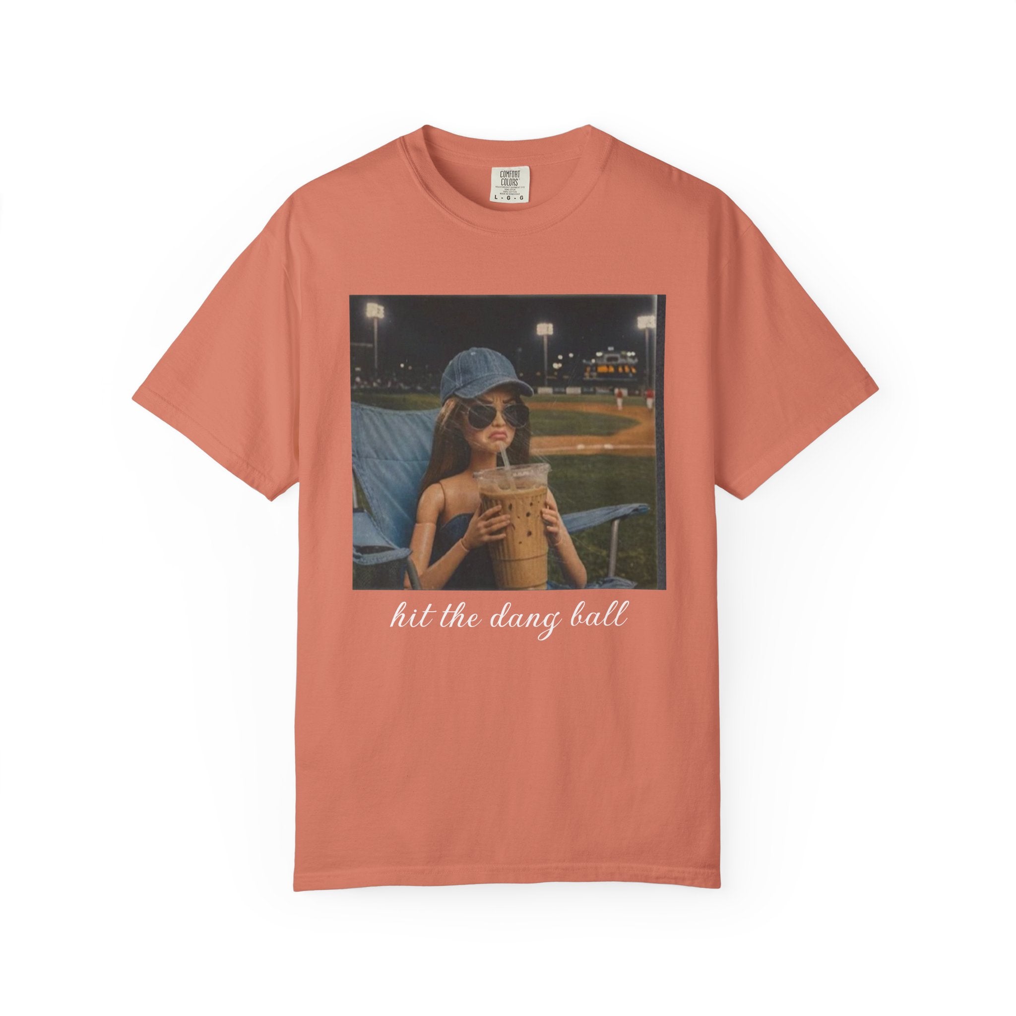 Hit the Dang Ball Baseball T-Shirt — Funny Baseball Tee for Players & Fans